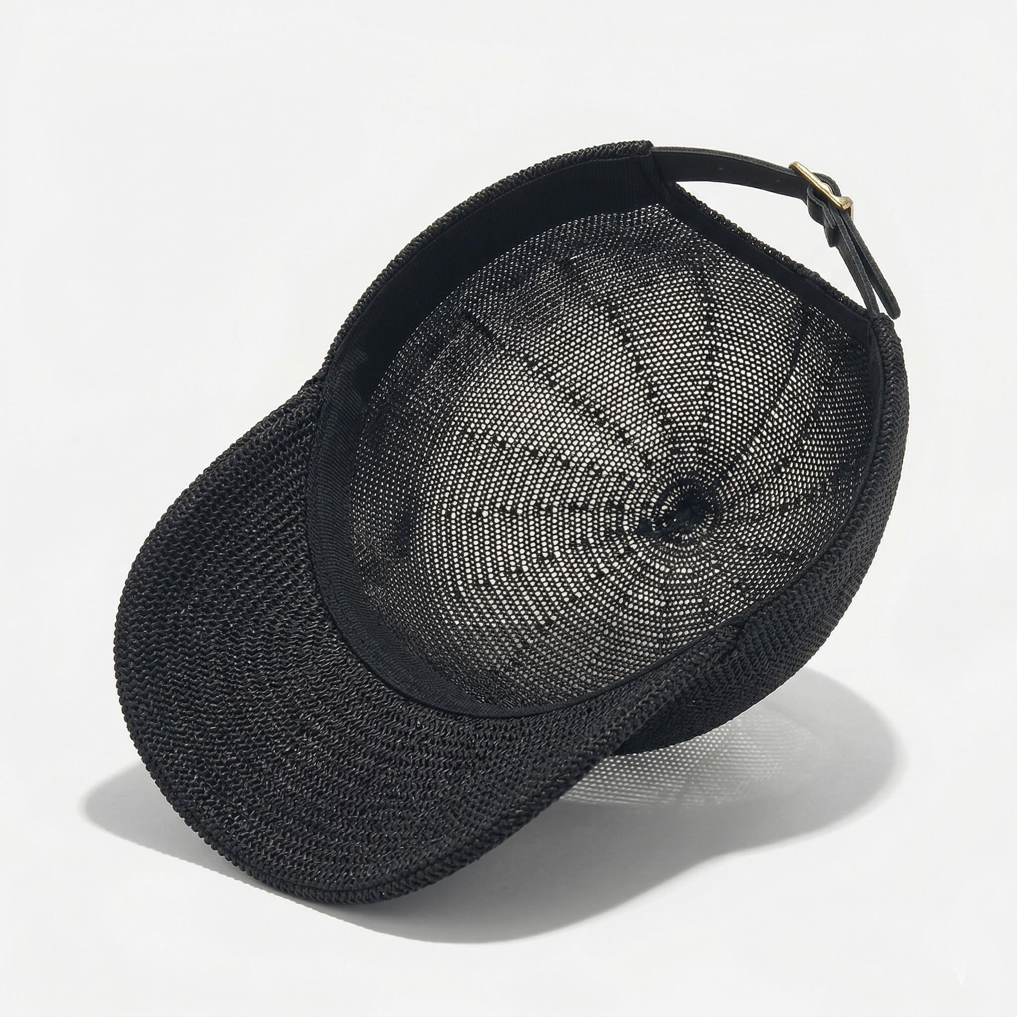 Anna-Kaci Women Straw Baseball Cap Lightweight Breathable Sun Hat Casual Summer Visor Hat