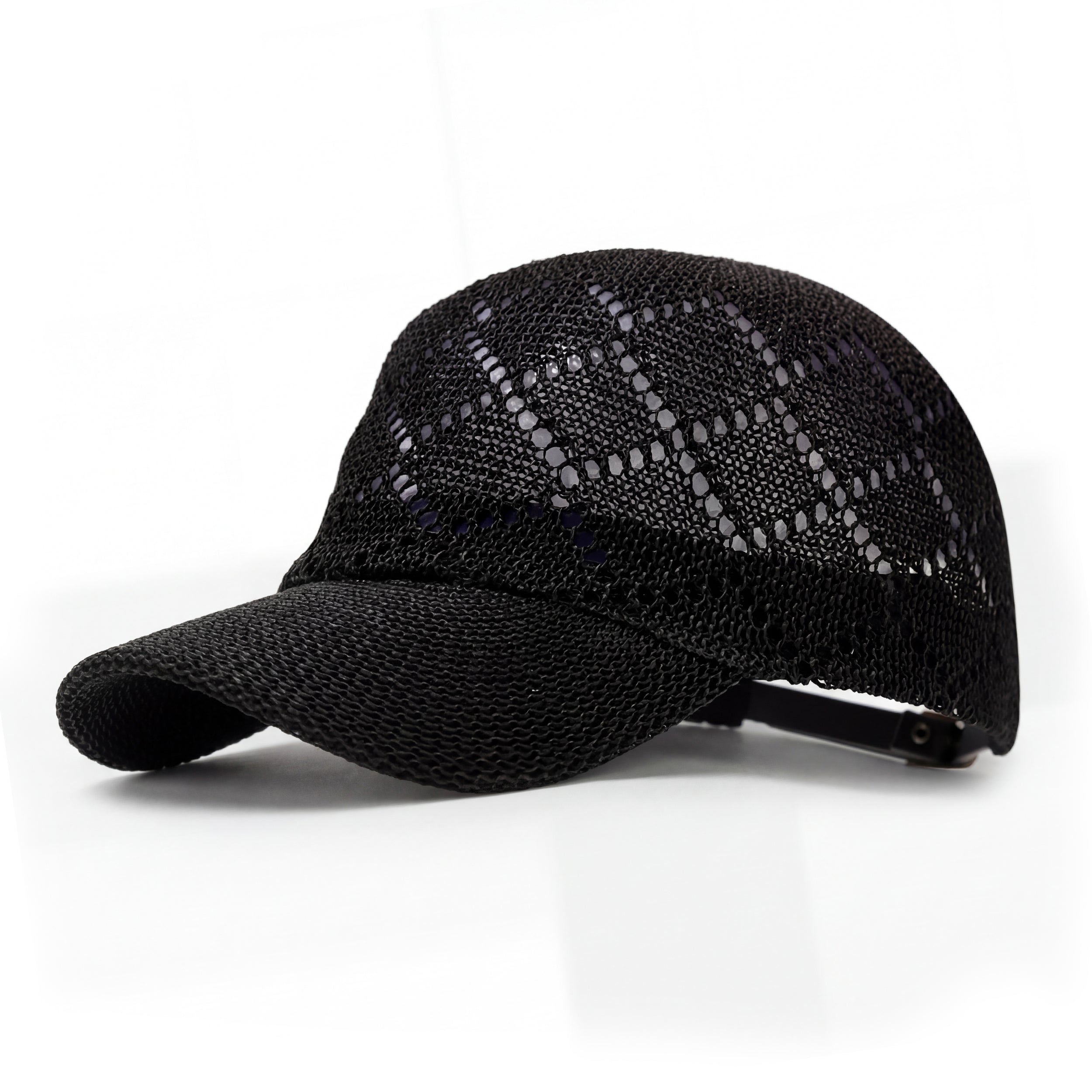 Anna-Kaci Women Woven Straw Baseball Hat Breathable Mesh Cap Lightweight Summer Sun Visor