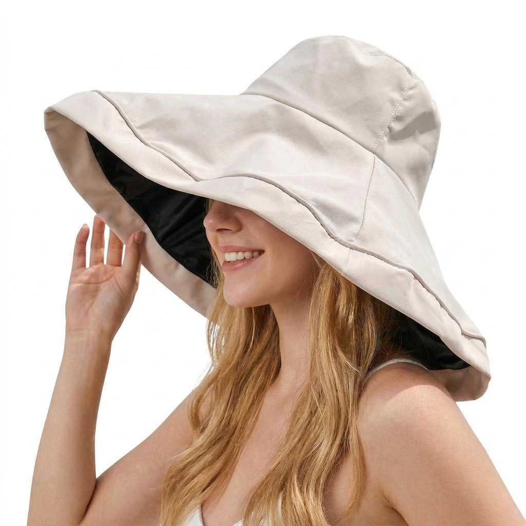 Anna-Kaci Women's Wide Brim Sun Hat UV Protection Bucket Hat Lightweight Packable Beach Outdoor Hat
