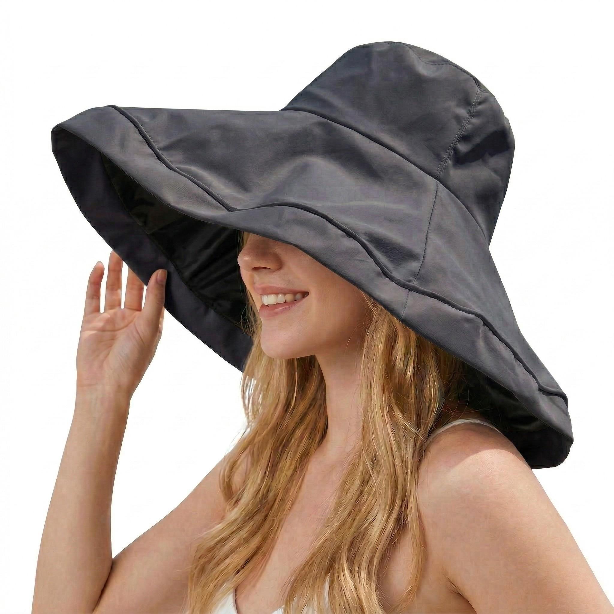 Anna-Kaci Women's Wide Brim Sun Hat UV Protection Bucket Hat Lightweight Packable Beach Outdoor Hat
