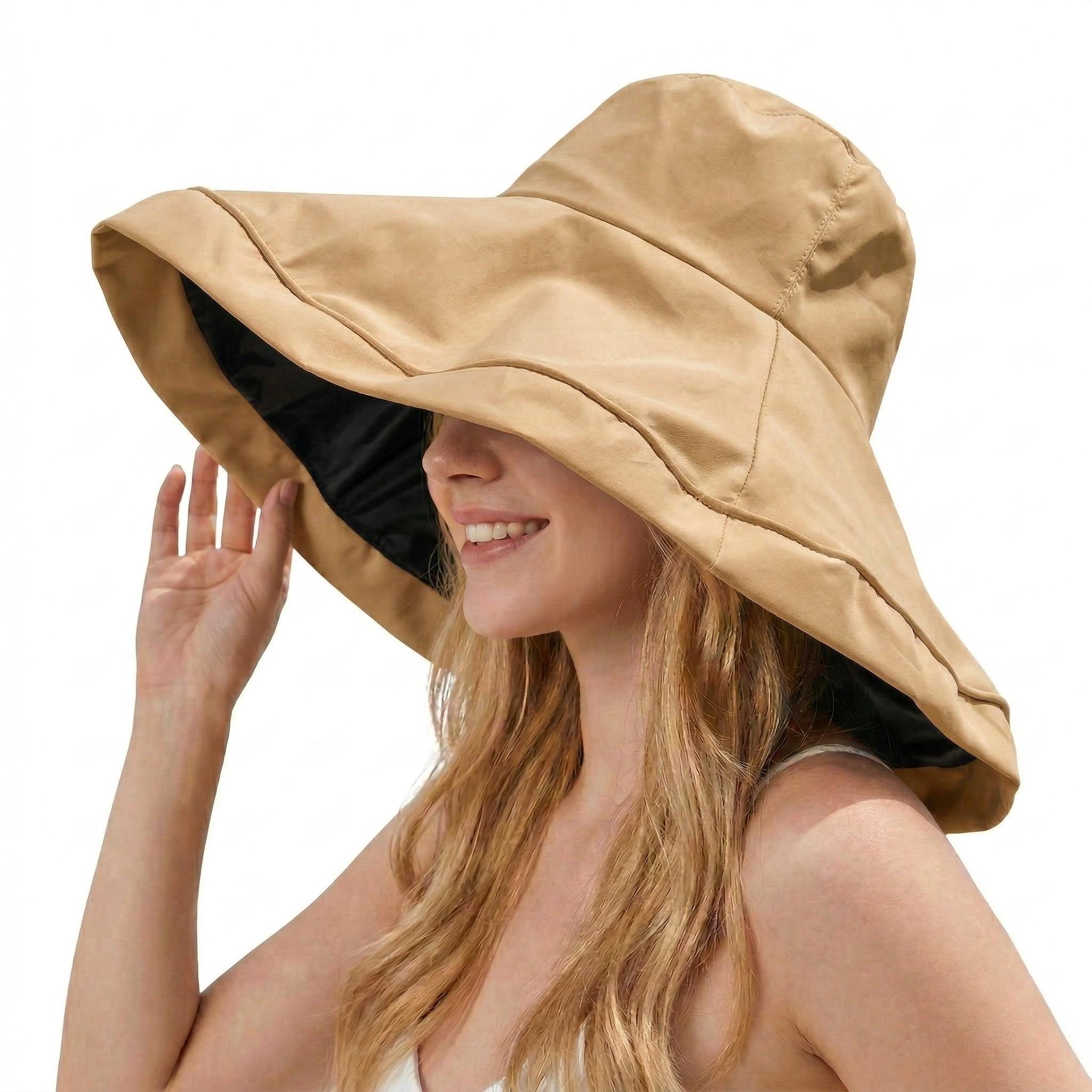 Anna-Kaci Women's Wide Brim Sun Hat UV Protection Bucket Hat Lightweight Packable Beach Outdoor Hat