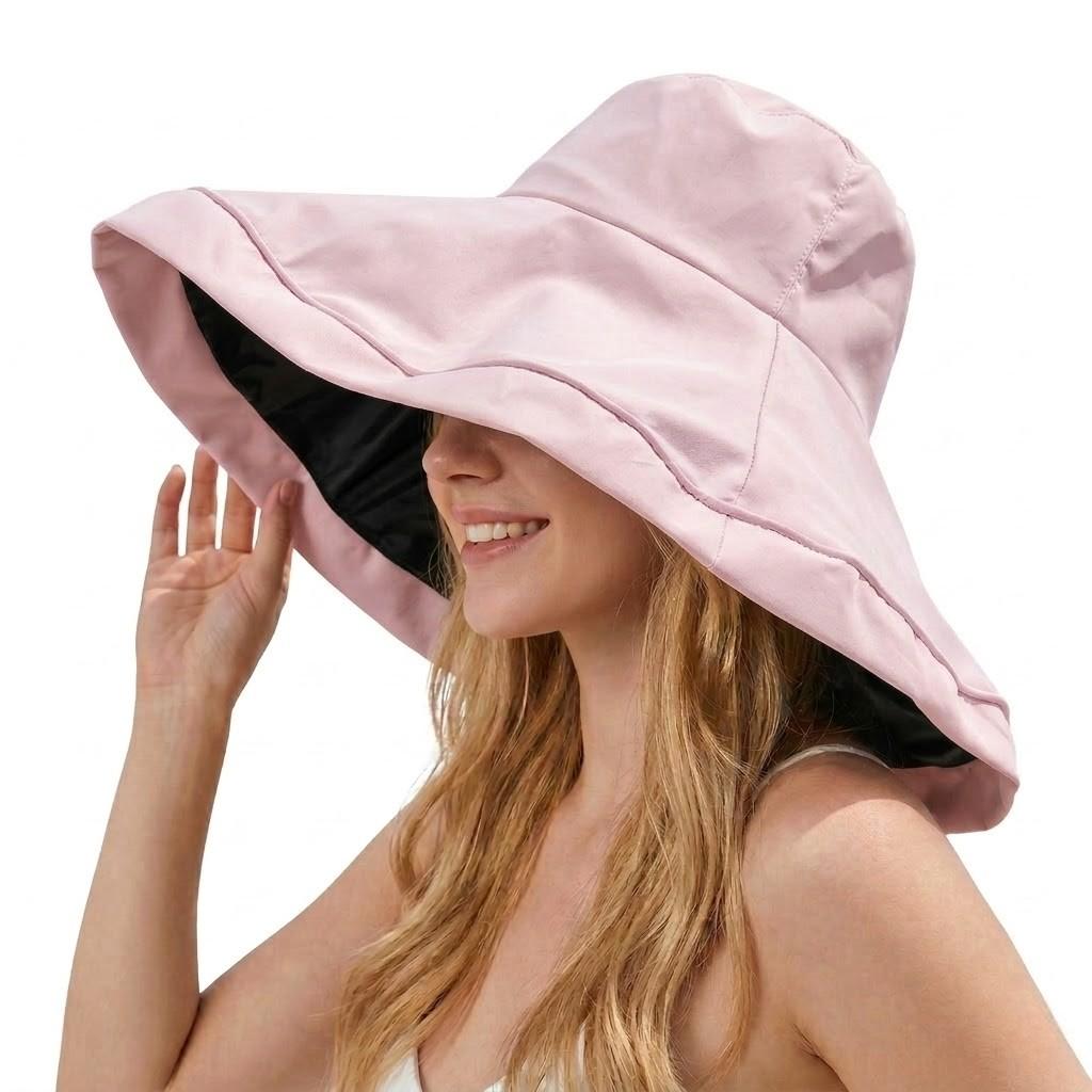 Anna-Kaci Women's Wide Brim Sun Hat UV Protection Bucket Hat Lightweight Packable Beach Outdoor Hat