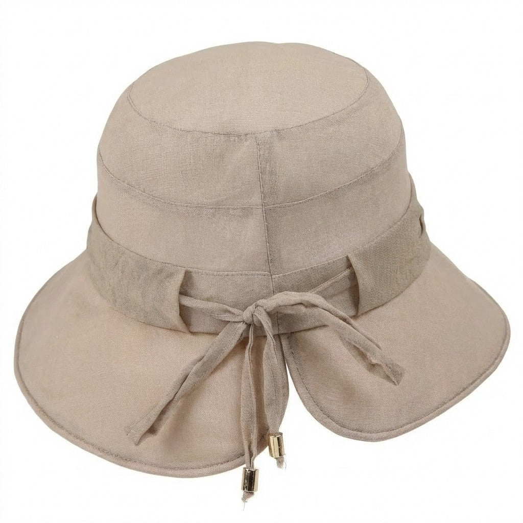 Anna-Kaci Women's Wide Brim Sun Hat Adjustable Tie Back UV Protection Lightweight Outdoor Travel Hat