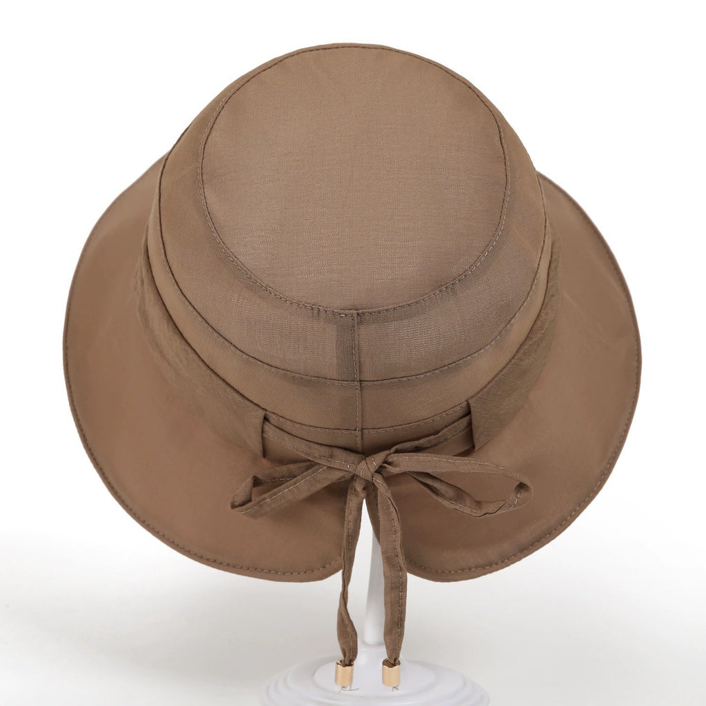 Anna-Kaci Women's Wide Brim Sun Hat Adjustable Tie Back UV Protection Lightweight Outdoor Travel Hat
