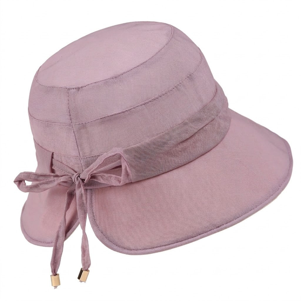 Anna-Kaci Women's Wide Brim Sun Hat Adjustable Tie Back UV Protection Lightweight Outdoor Travel Hat