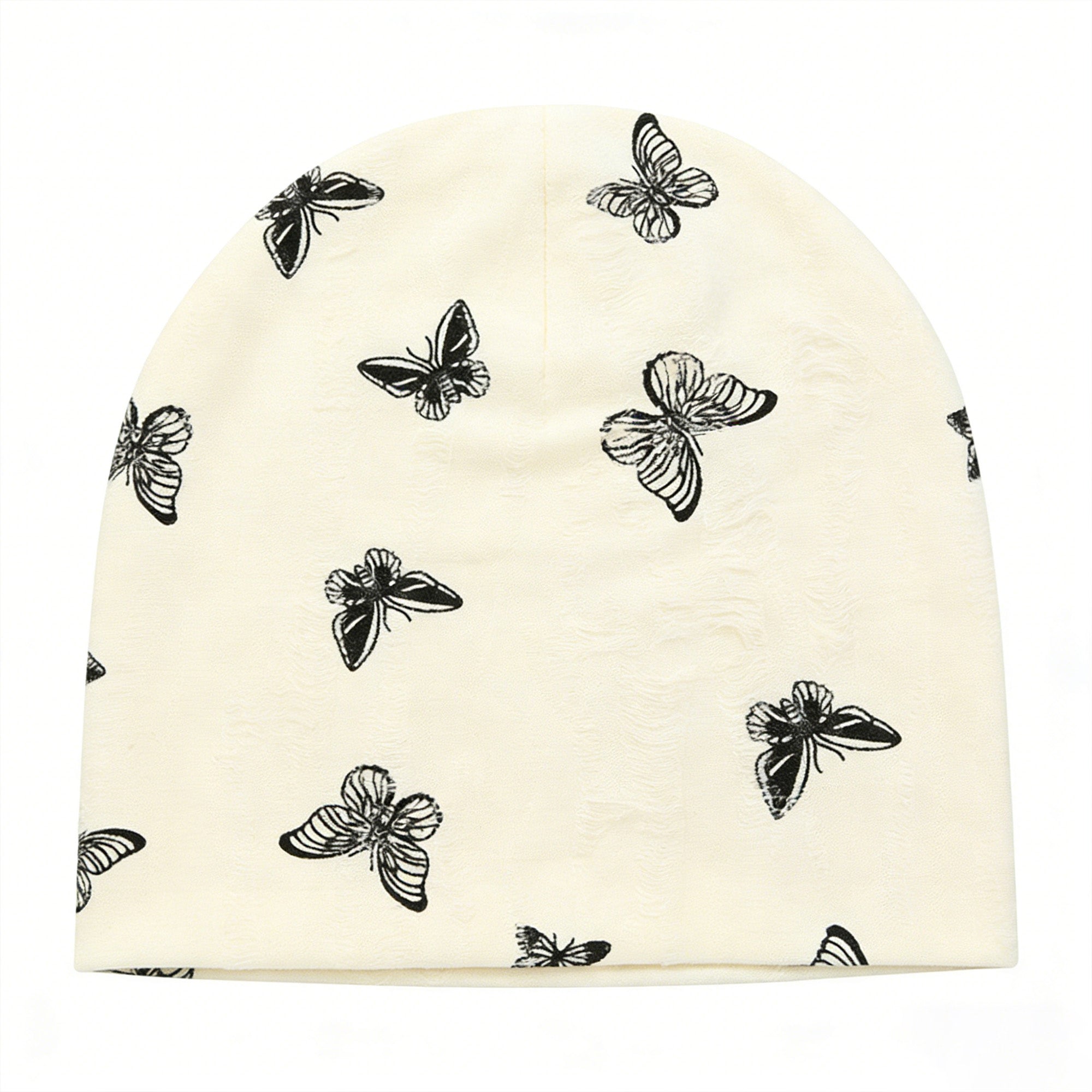 Anna-Kaci Women Butterfly Embroidery Slouchy Beanie Soft Lightweight Breathable Casual Hat