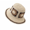 Anna-Kaci Women Bucket Hat Wide Brim Crochet Pattern Lightweight Casual Sun Hat