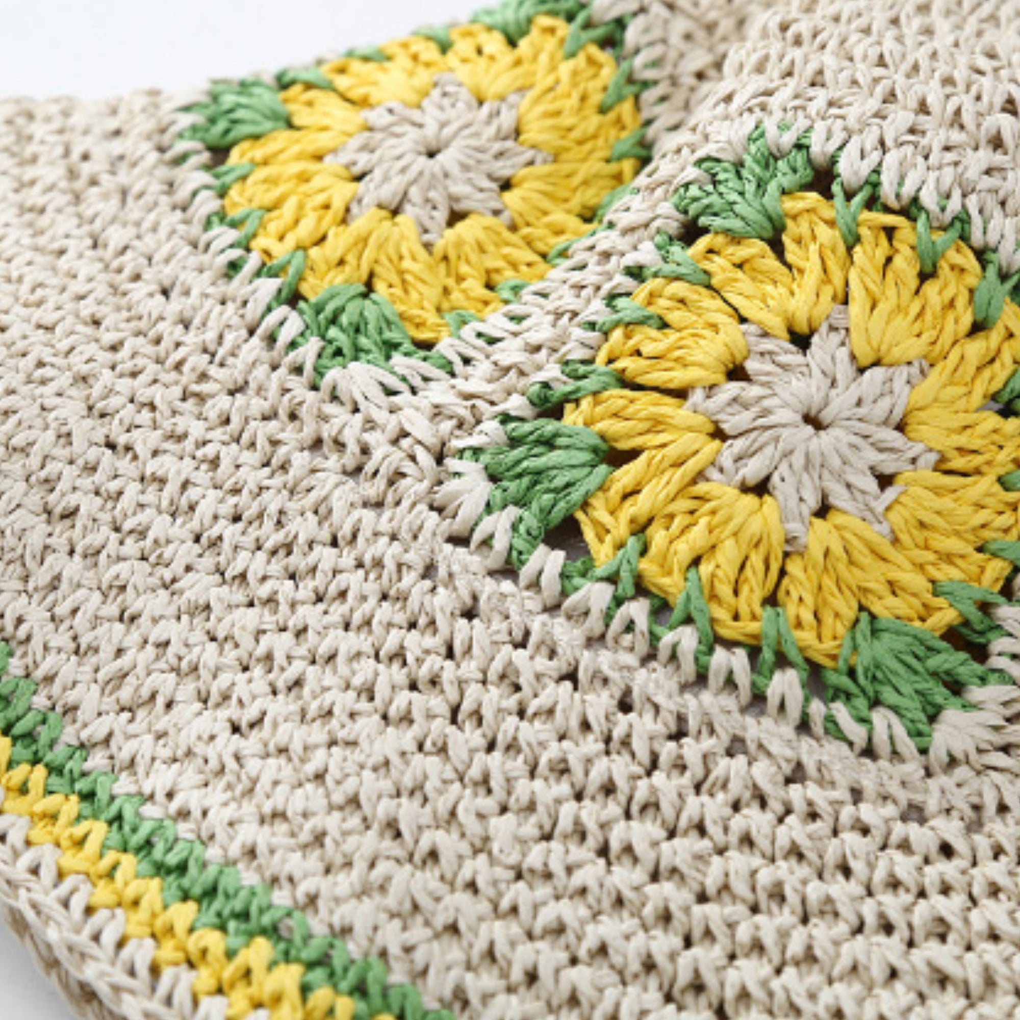 Anna-Kaci Women Bucket Hat Wide Brim Crochet Pattern Lightweight Casual Sun Hat