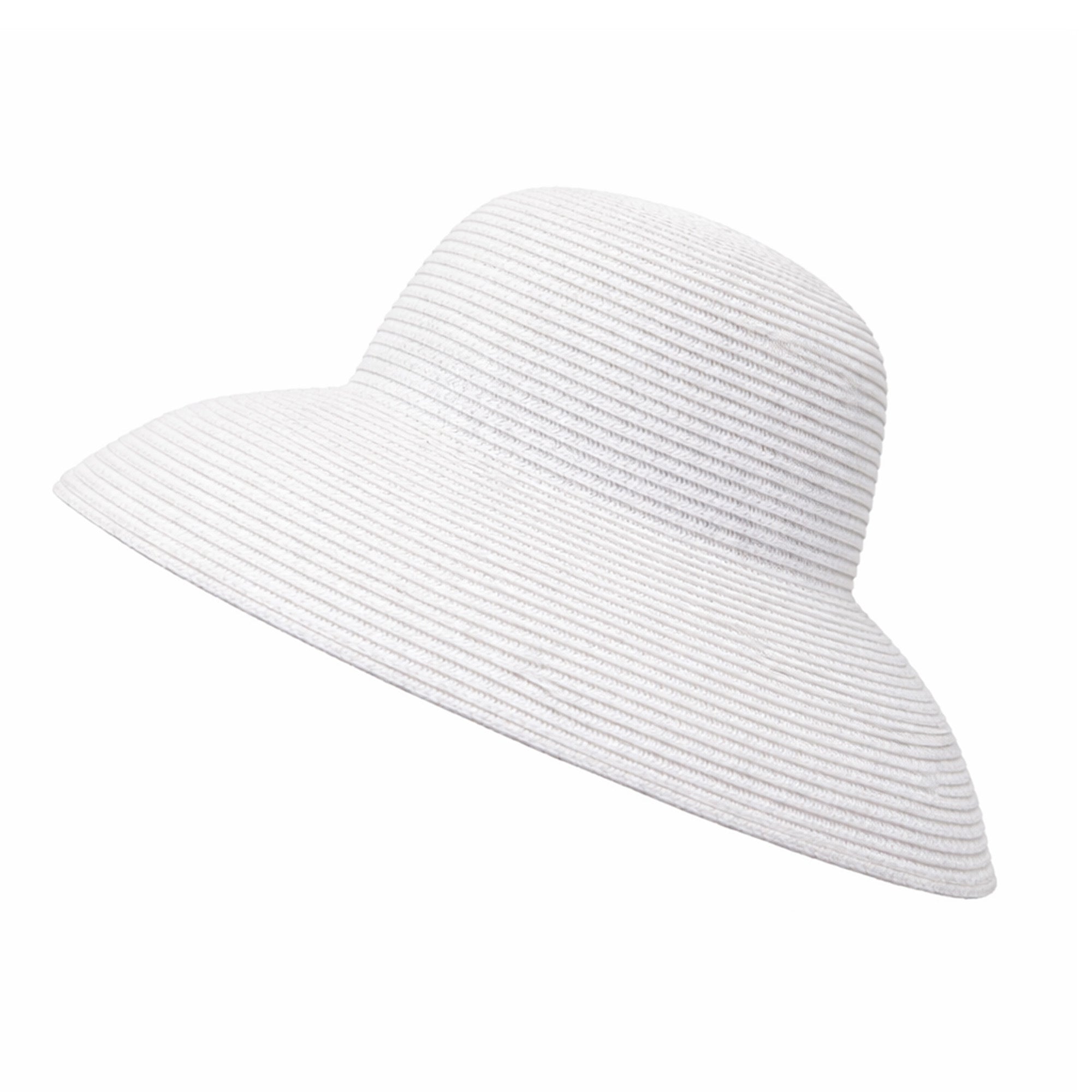 Anna-Kaci Women Wide Brim Bucket Hat Lightweight Woven Sun Hat Classic Solid Casual Hat