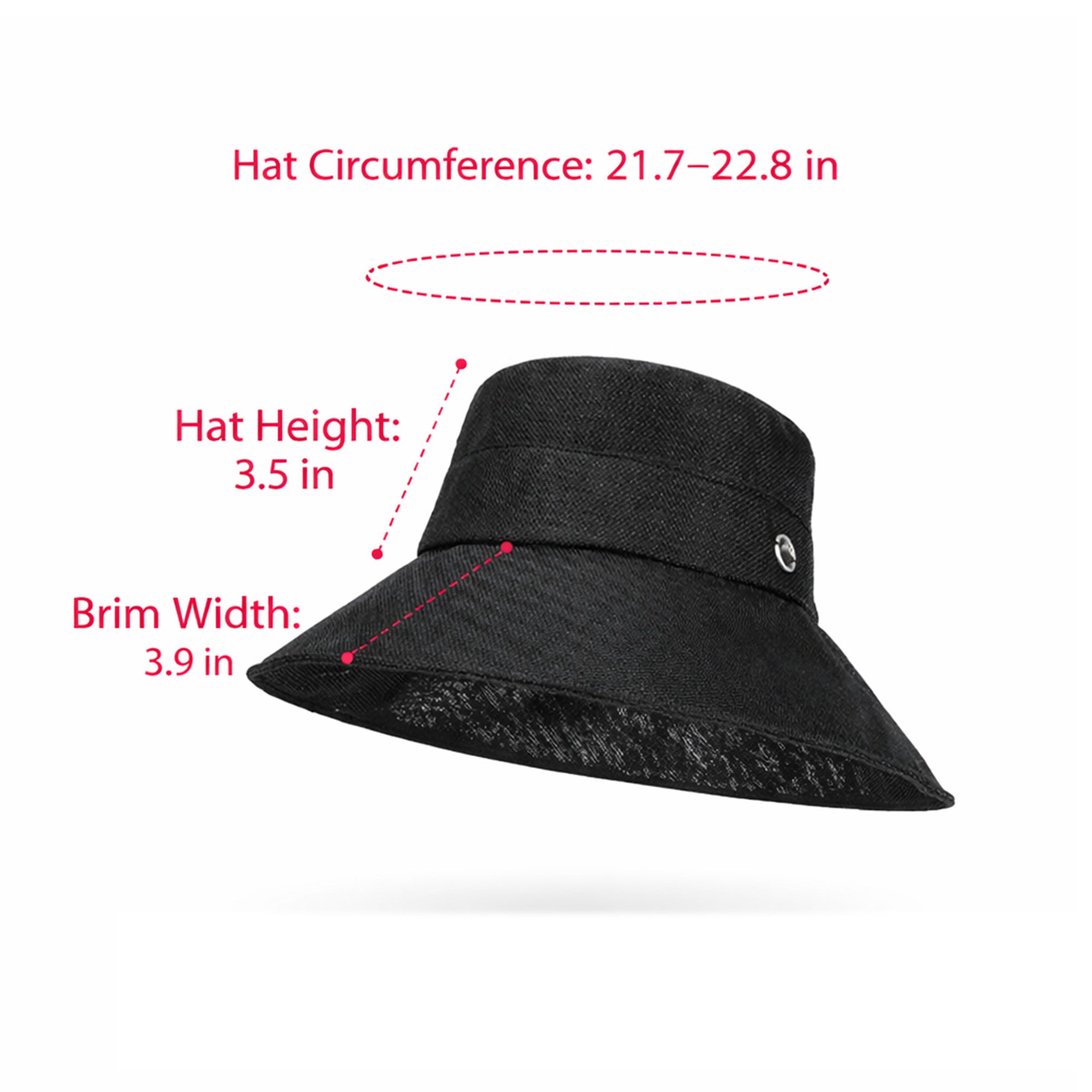 Anna-Kaci Women Wide Brim Bucket Hat Classic Solid Sun Hat Lightweight Casual Everyday Hat