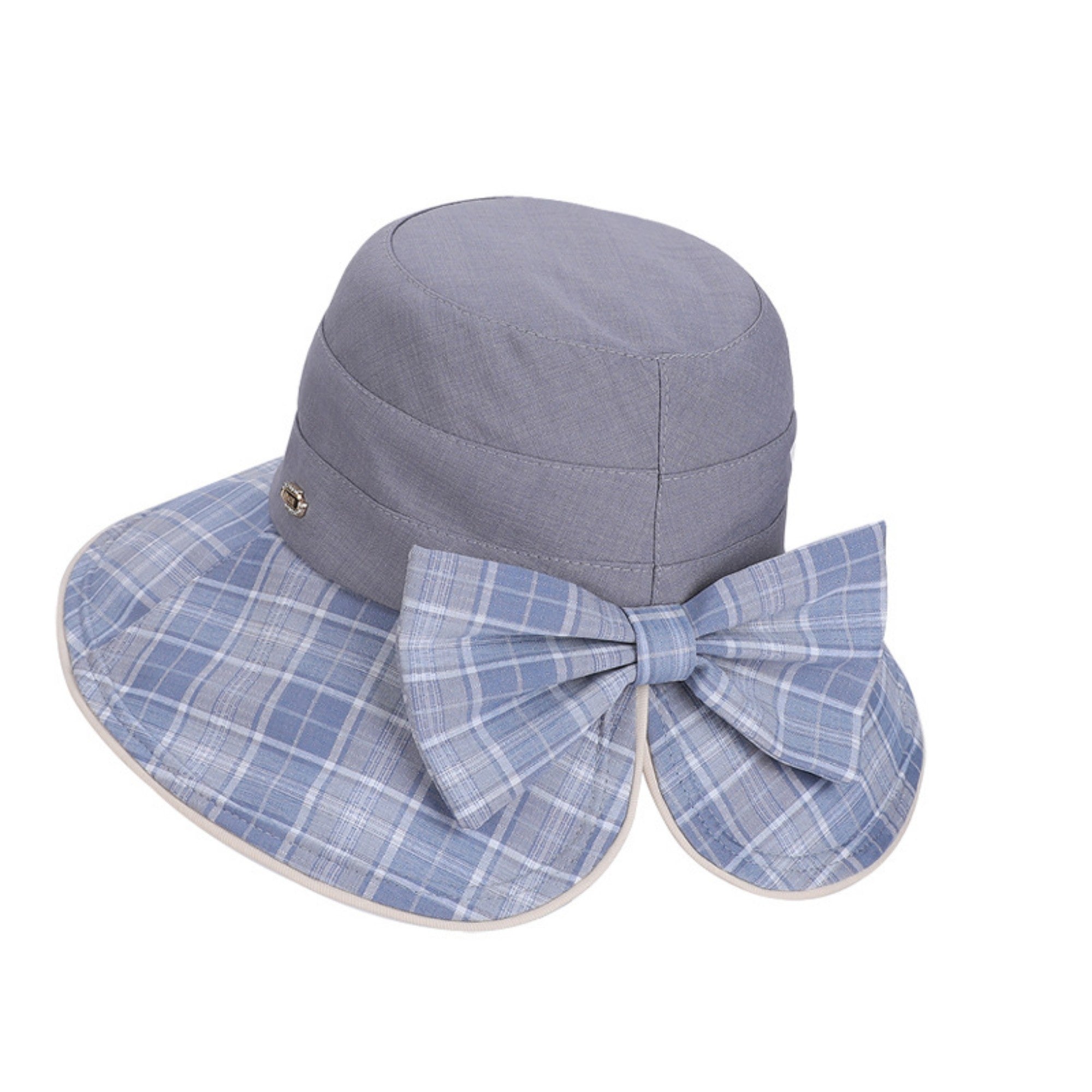 Anna-Kaci Wide Brim Sun Hat with Bow Detail Adjustable Fit Summer Bucket Hat