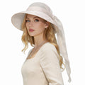Anna-Kaci Wide Brim Sun Hat with Neck Flap Convertible Headband UV Protection Summer Hat
