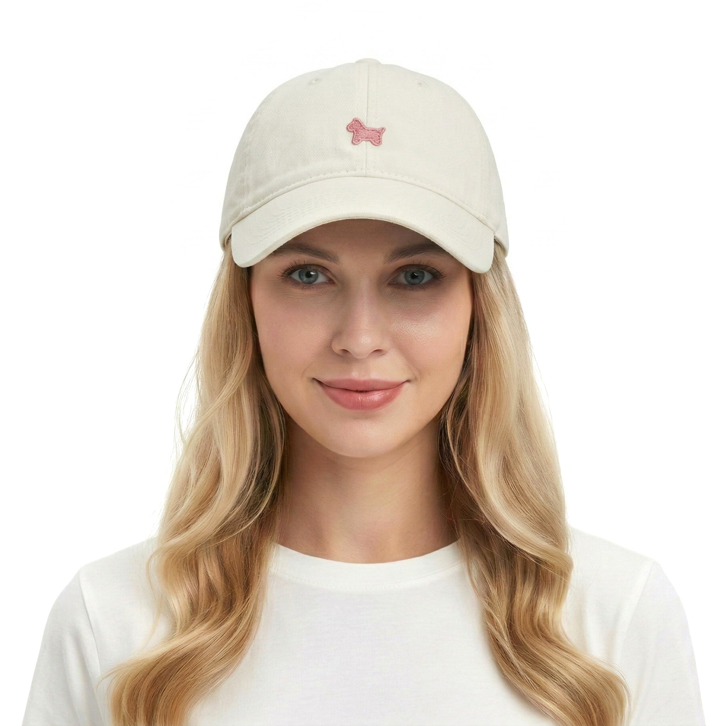 Anna-Kaci Women's Minimalist Embroidery Baseball Cap, Adjustable Cotton Dad Hat Casual Everyday Hat