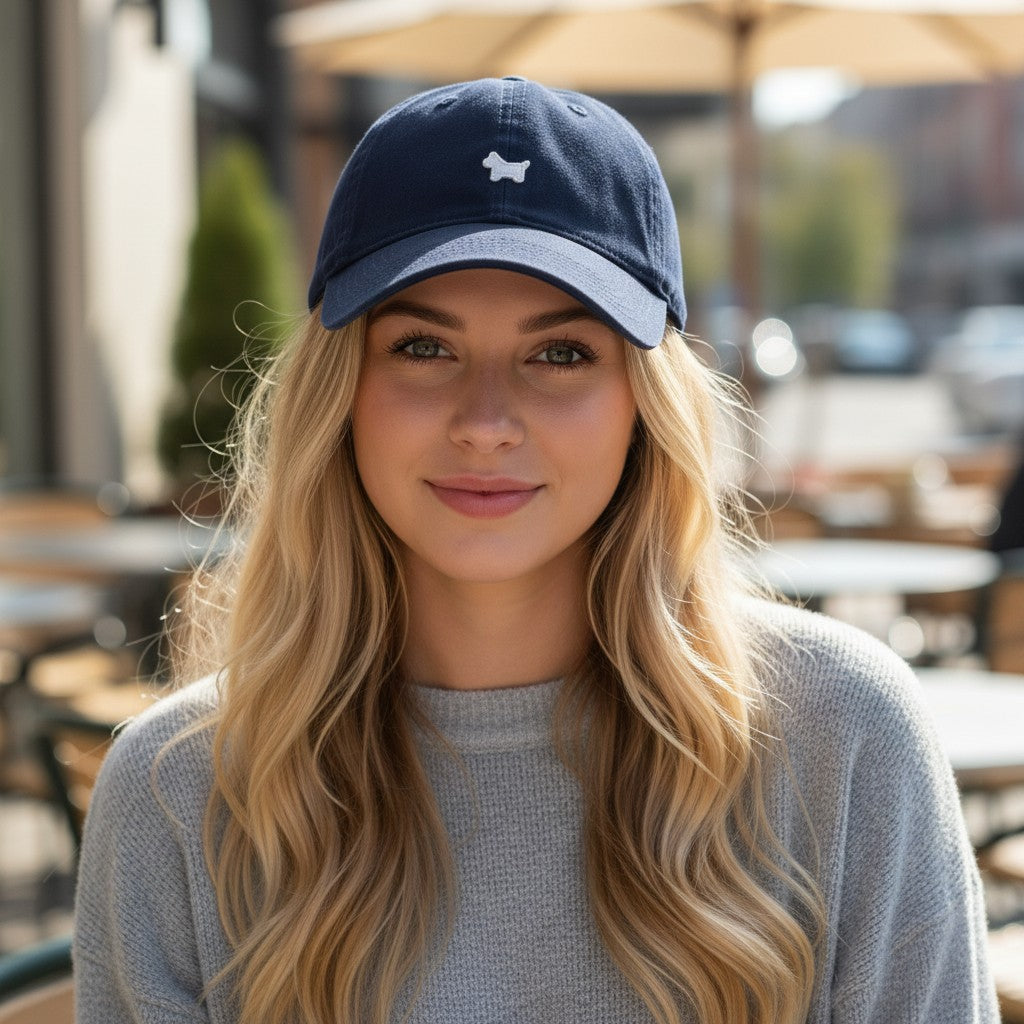 Anna-Kaci Women's Minimalist Embroidery Baseball Cap, Adjustable Cotton Dad Hat Casual Everyday Hat