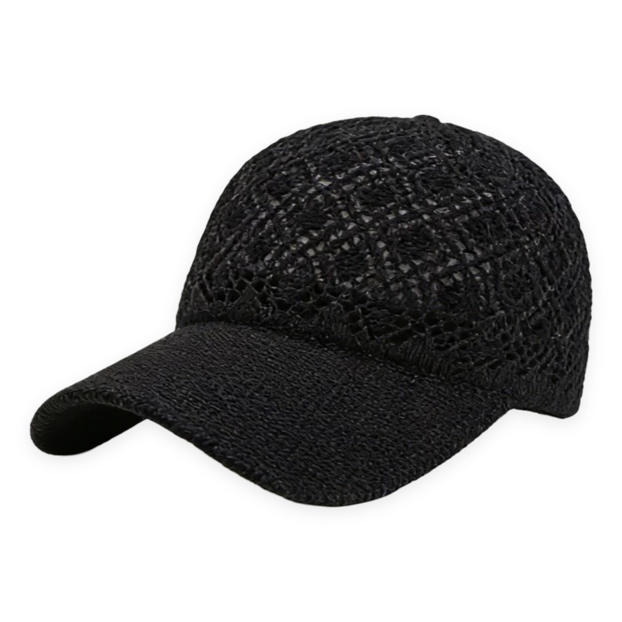 Anna-Kaci Women's Breathable Crochet Baseball Cap, Adjustable Summer Lightweight Mesh Dad Hat