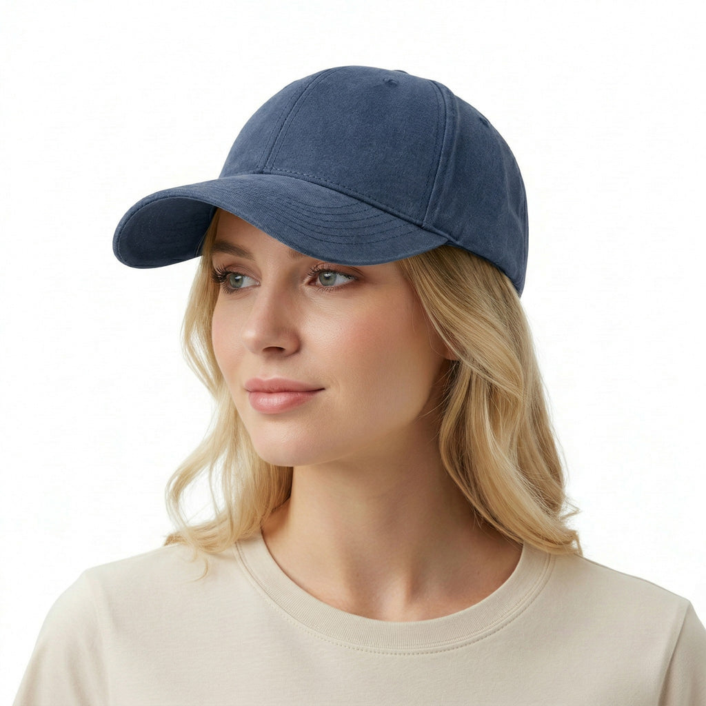 Anna-Kaci Cotton Baseball Cap Adjustable Dad Hat Breathable Casual Everyday Hat for Men Women