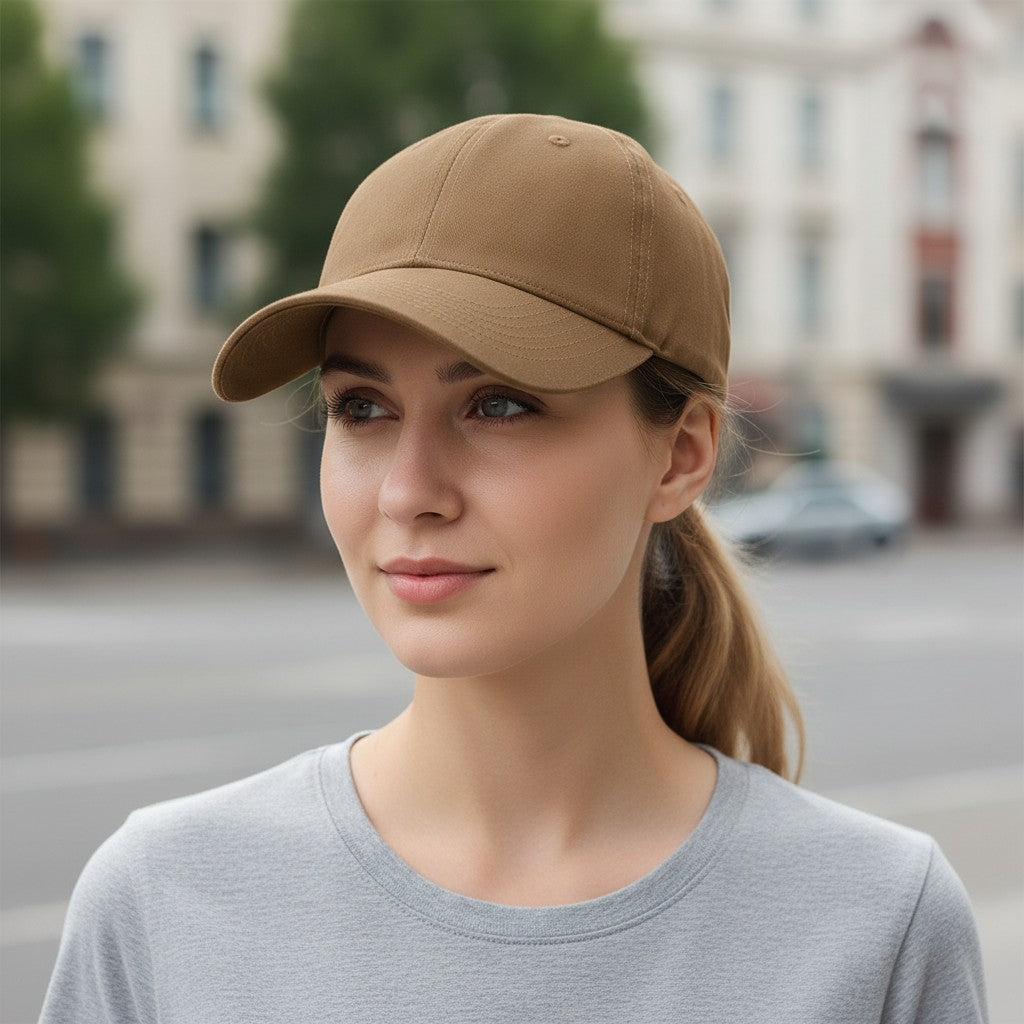 Anna-Kaci Cotton Baseball Cap Adjustable Dad Hat Breathable Casual Everyday Hat for Men Women