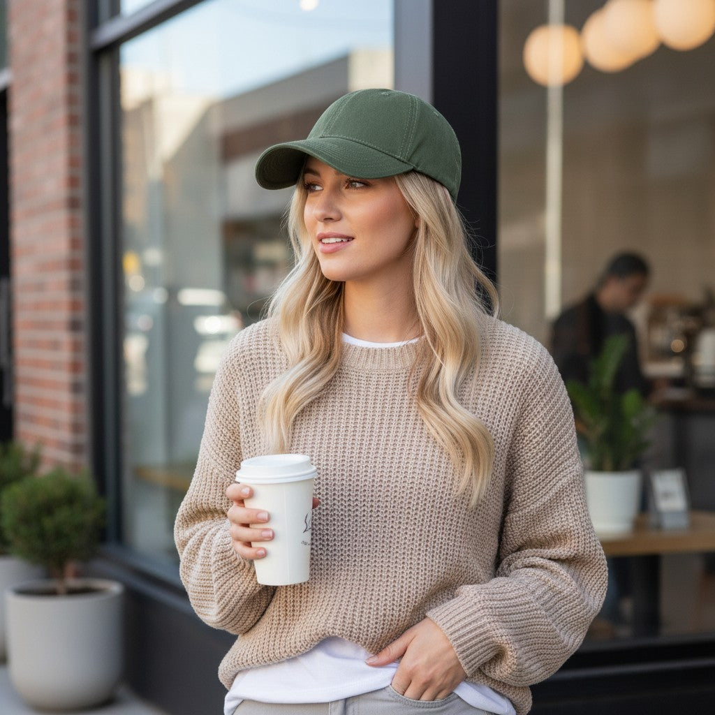 Anna-Kaci Cotton Baseball Cap Adjustable Dad Hat Breathable Casual Everyday Hat for Men Women