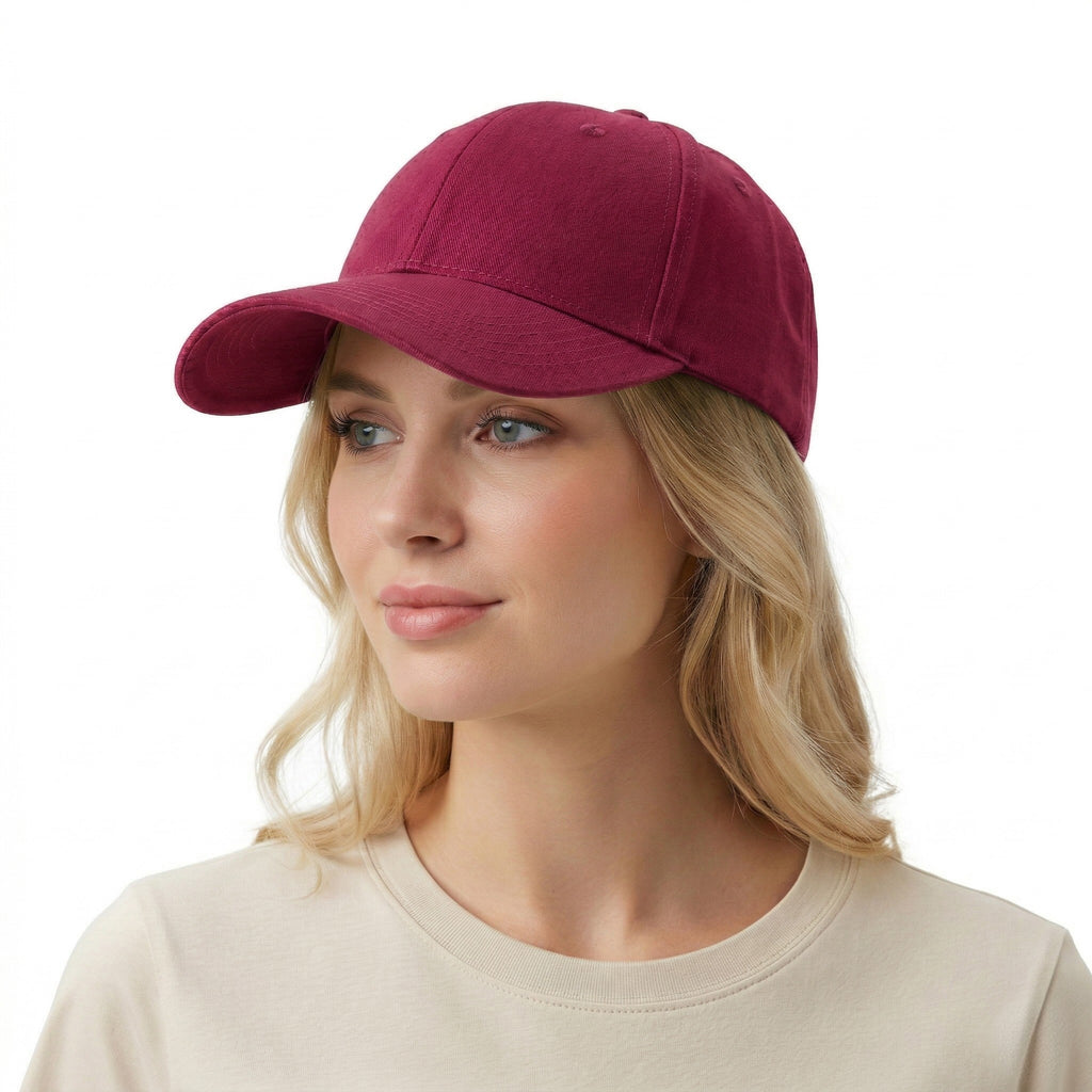 Anna-Kaci Cotton Baseball Cap Adjustable Dad Hat Breathable Casual Everyday Hat for Men Women