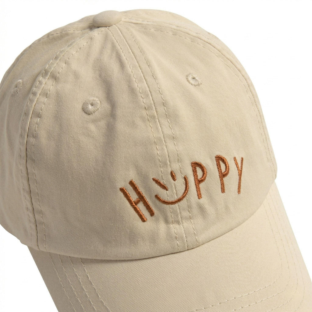 Anna-Kaci Embroidered Smile Baseball Cap Adjustable Cotton Dad Hat Casual Cute Everyday Hat