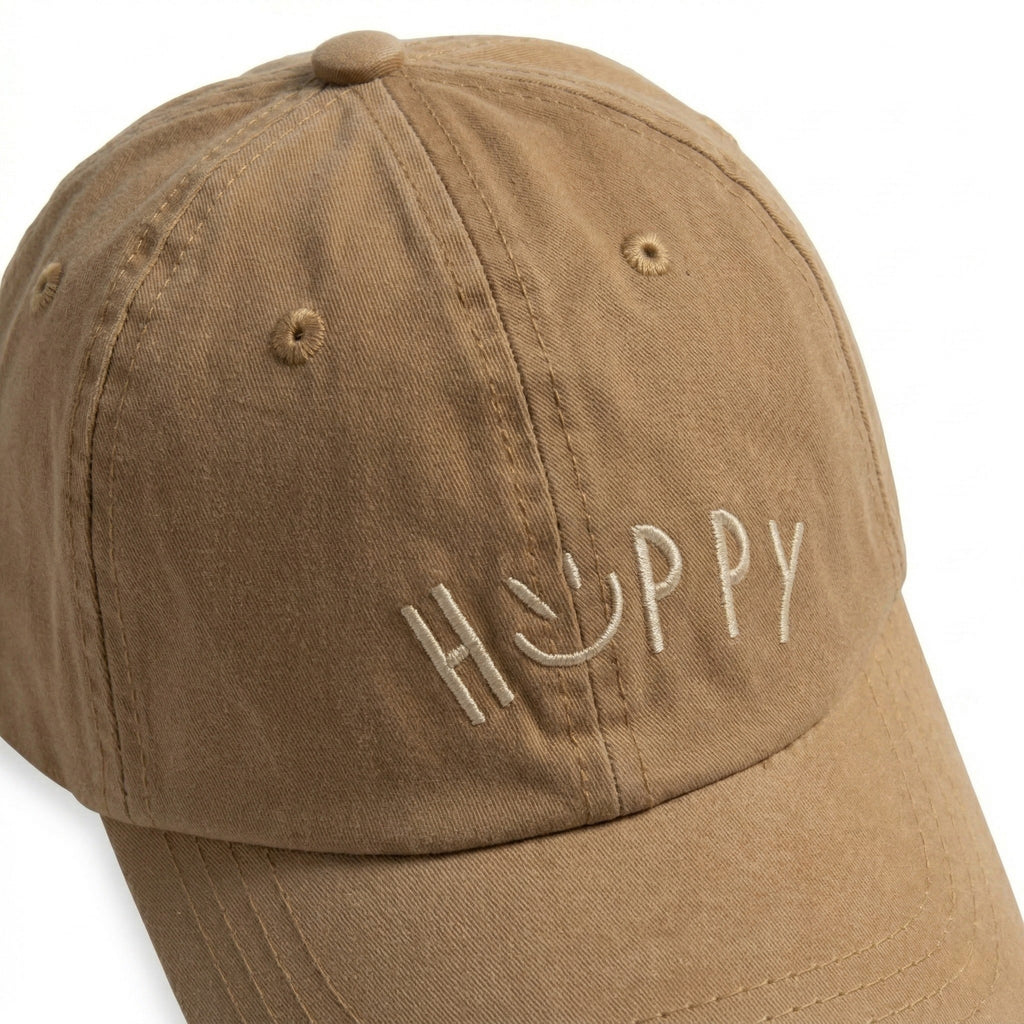 Anna-Kaci Embroidered Smile Baseball Cap Adjustable Cotton Dad Hat Casual Cute Everyday Hat