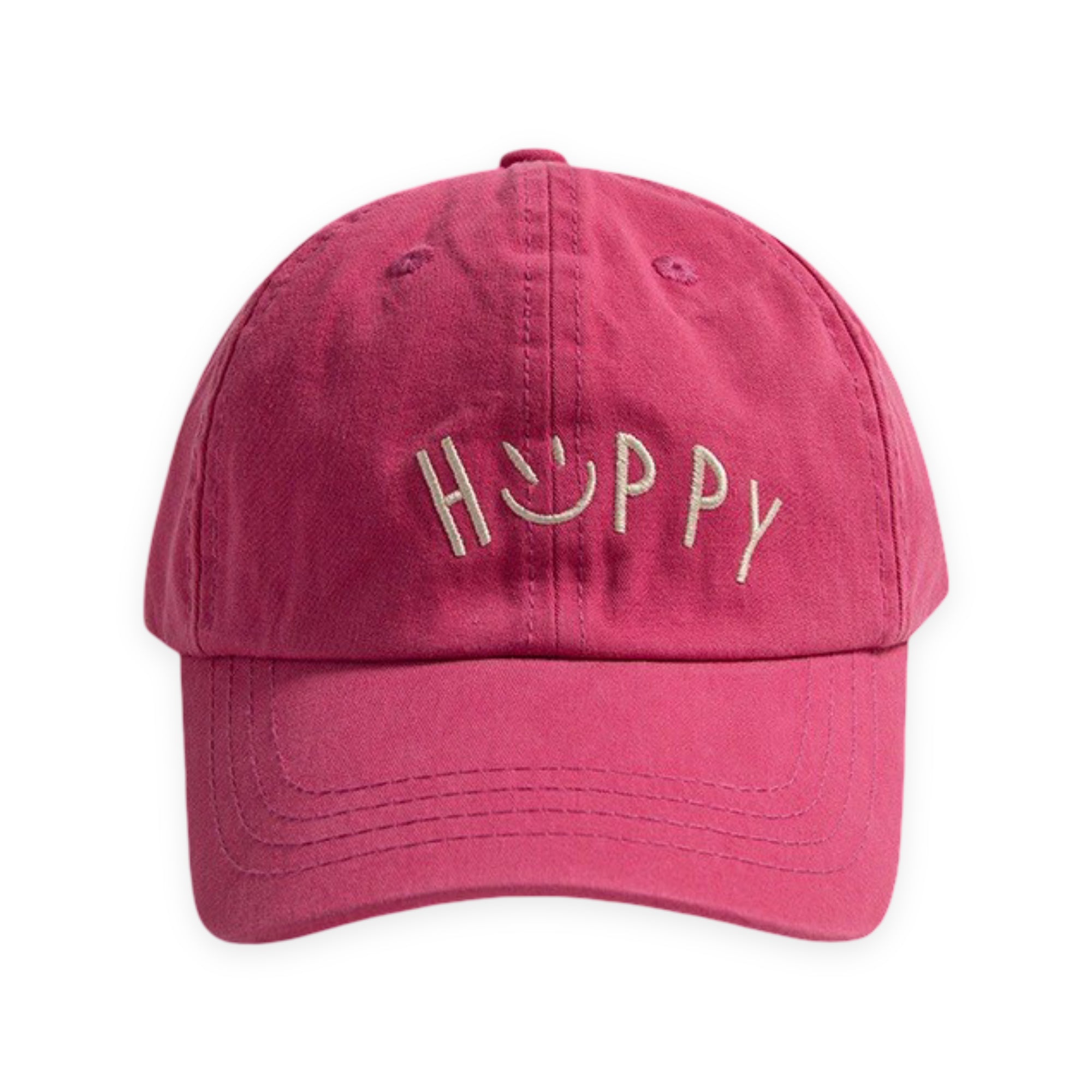 Anna-Kaci Embroidered Smile Baseball Cap Adjustable Cotton Dad Hat Casual Cute Everyday Hat