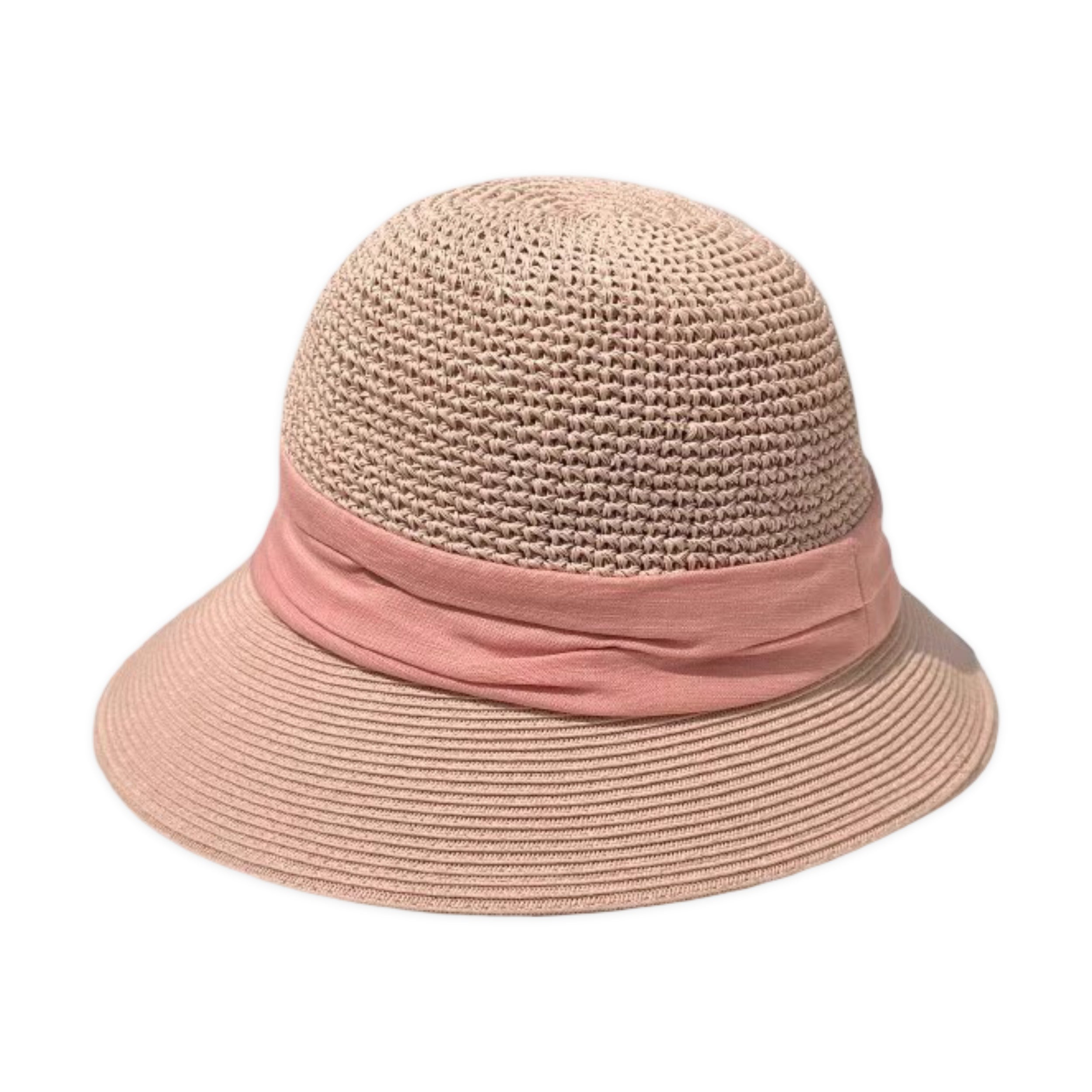 Anna-Kaci Womens Straw Sun Hat Asymmetric Brim Breathable Lightweight Foldable Summer Hat