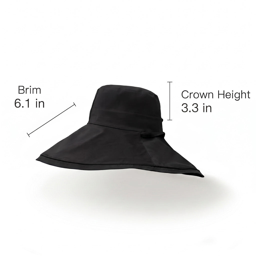 Anna-Kaci Womens Reversible Wide Brim Sun Hat Adjustable Chin Strap UV Protection Summer Hat