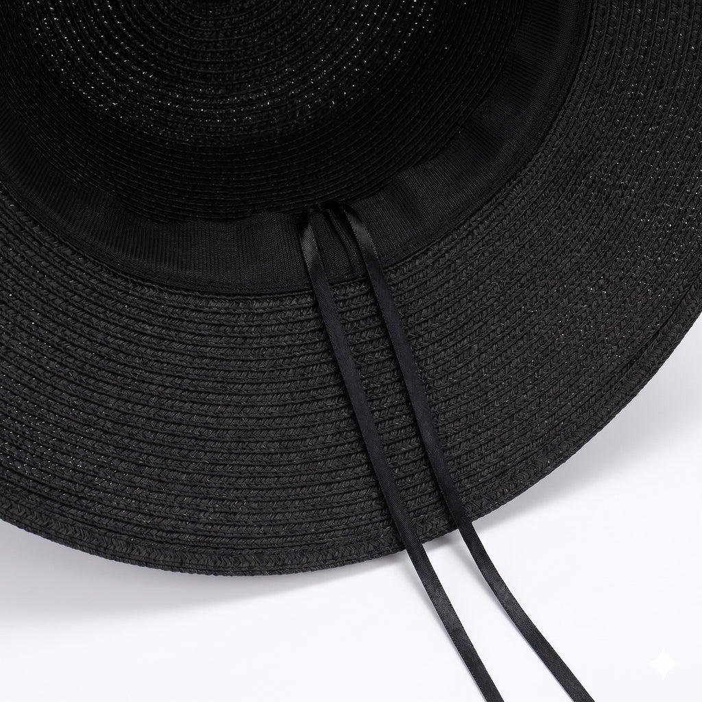 Anna-Kaci Womens Lightweight Wide Brim Straw Sun Hat Foldable Beach Summer UV Protection Hat