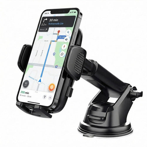 Anna-Kaci Car Dashboard Phone Mount Holder with Adjustable Arm Strong 3M Adhesive Secure Grip