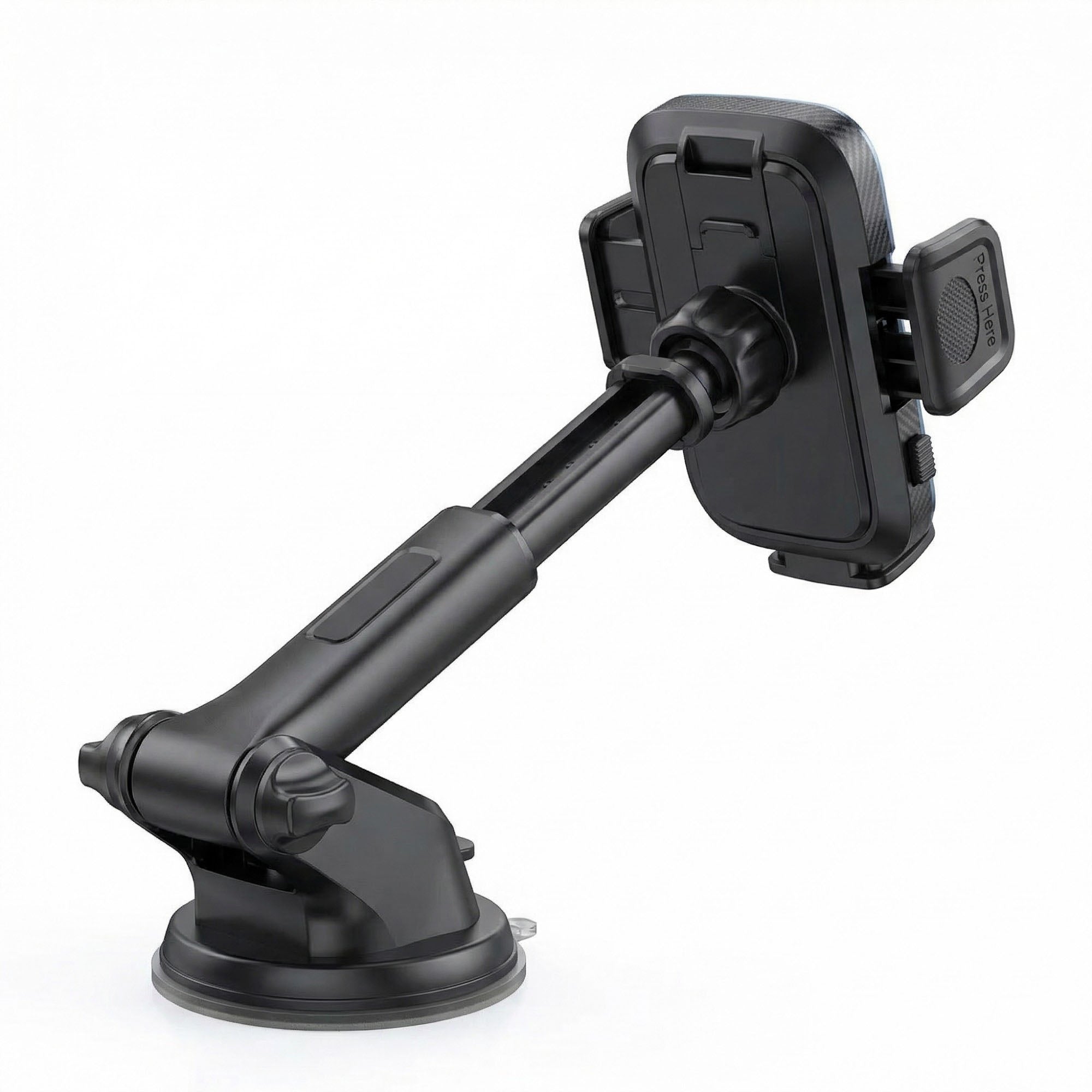 Anna-Kaci Car Phone Mount Holder Suction Cup Adjustable Long Arm Dashboard Windshield