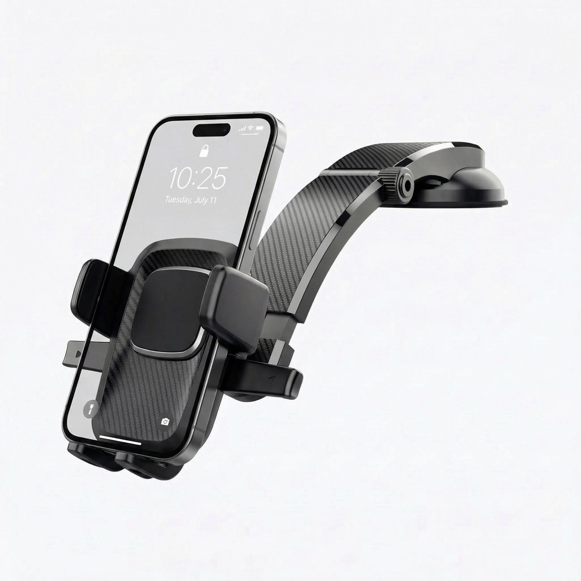Anna-Kaci Car Phone Mount Holder with Suction Cup Adjustable Arm Dashboard Windshield Universal Holder