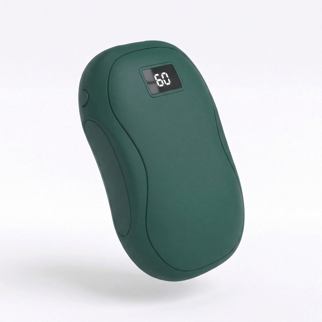 Anna-Kaci Rechargeable Hand Warmer with Digital Display Dual-Sided Heating Portable High Capacity Electric