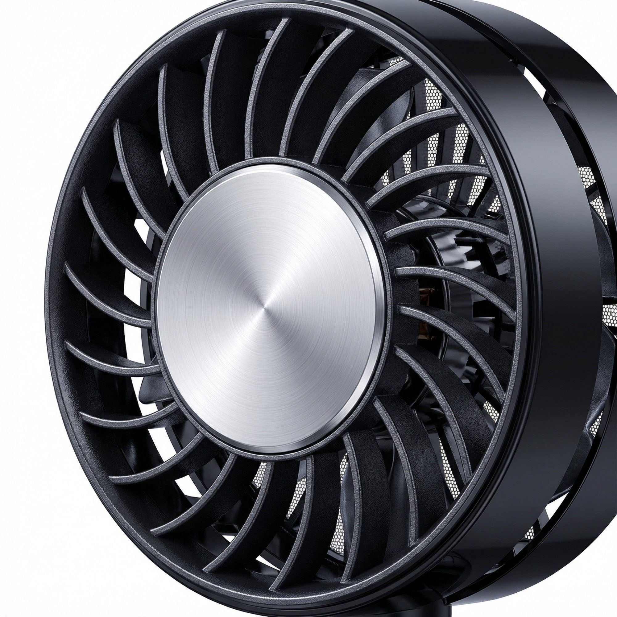 Anna-Kaci Handheld Cooling Fan with Semiconductor TEC Portable Rechargeable Foldable Fan Ice Cooling