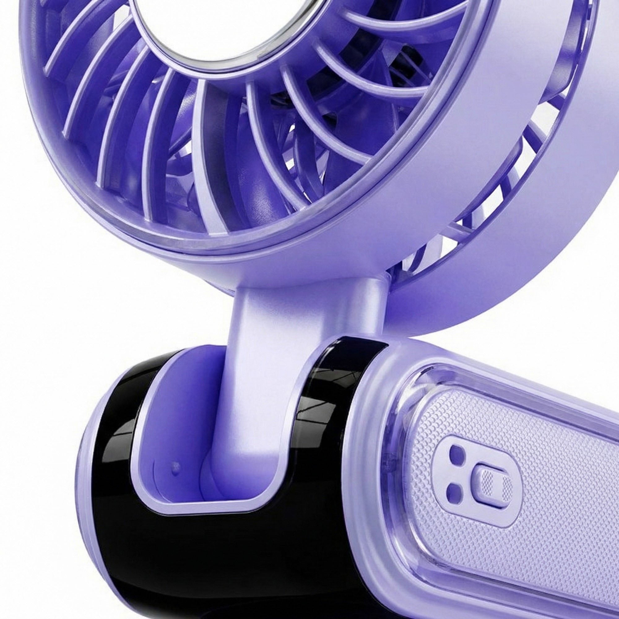 Anna-Kaci Handheld Cooling Fan with Semiconductor TEC Portable Rechargeable Foldable Fan Ice Cooling