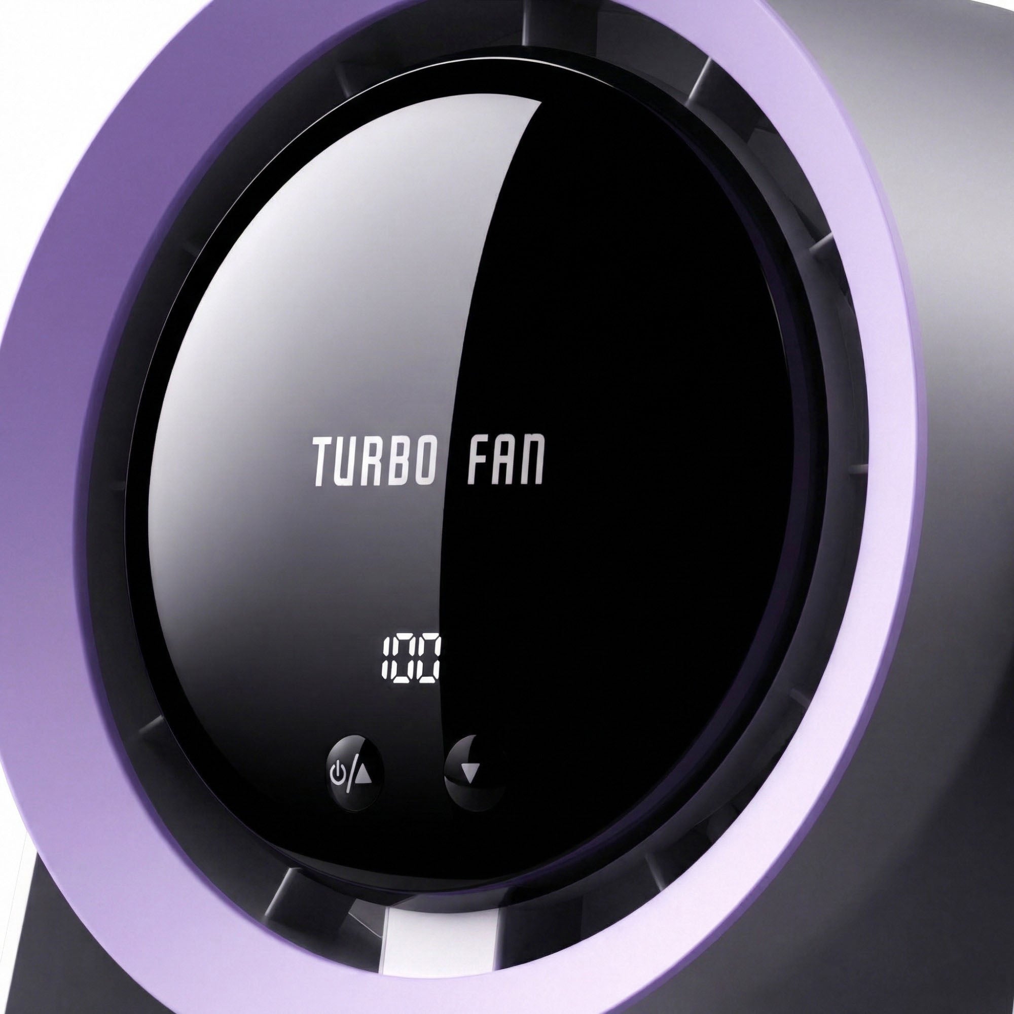 Anna-Kaci USB Rechargeable Turbo Desk Fan Quiet Circulating Fan with LED Display Wall Mount Portable Fan