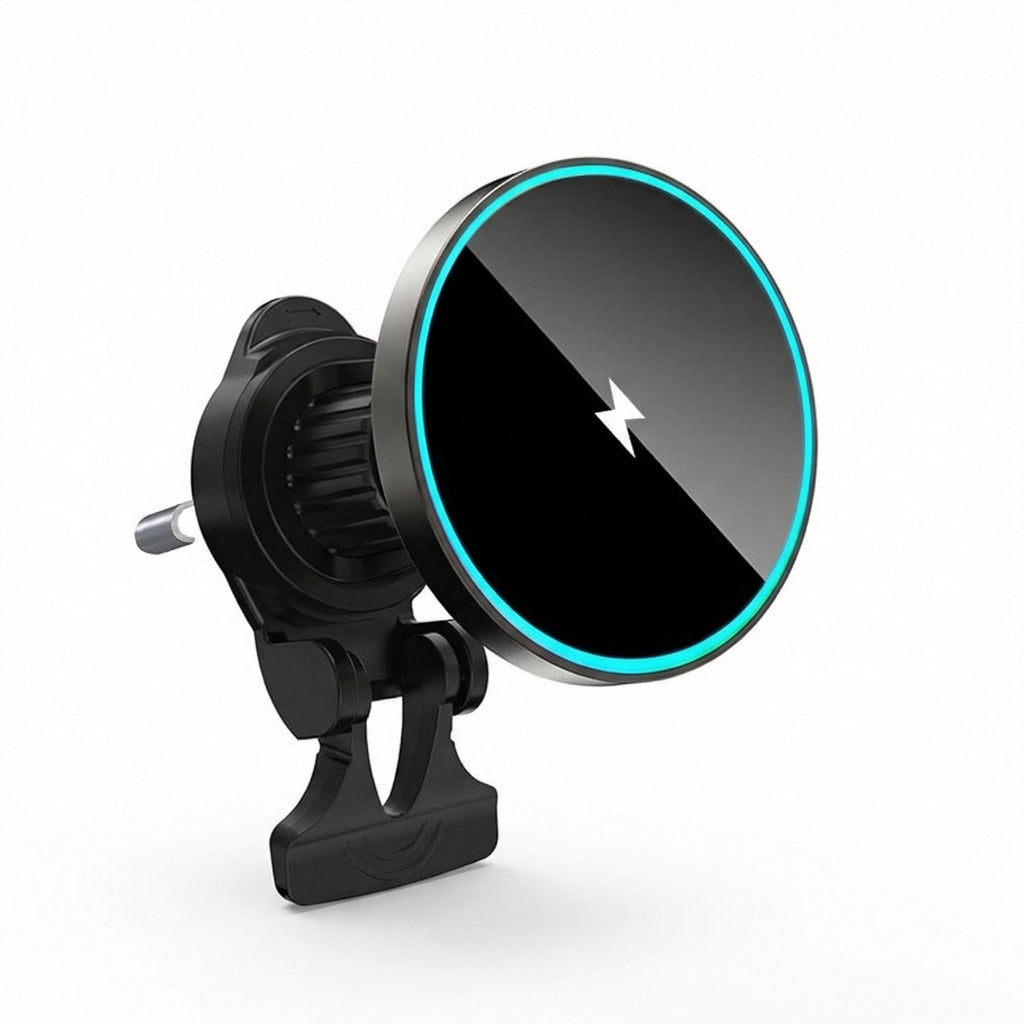 Anna-Kaci Zinc Alloy Car Magnetic Wireless Charger Mount Fast Charging Phone Holder Air Vent