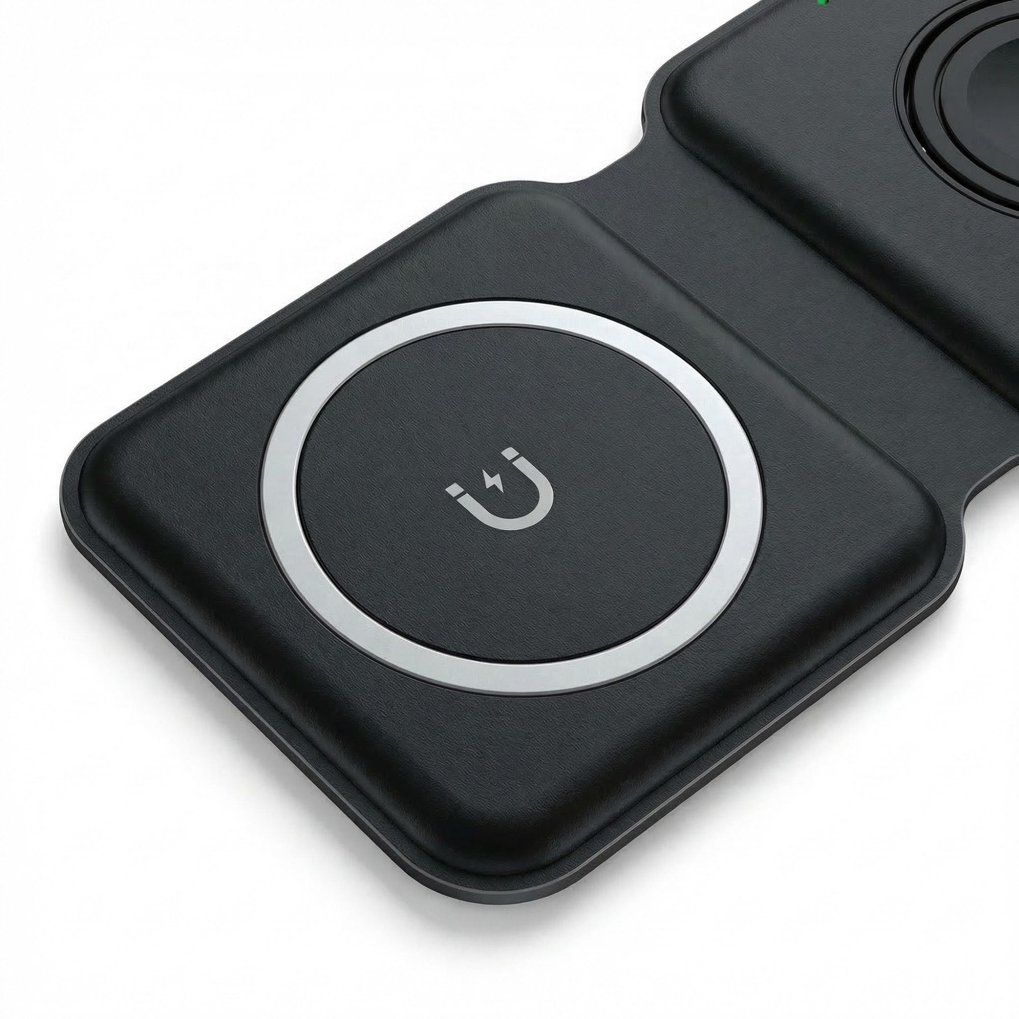 Anna-Kaci 3-in-1 Foldable Magnetic Wireless Charger Stand for Phone Watch Earbuds Fast Charging Station