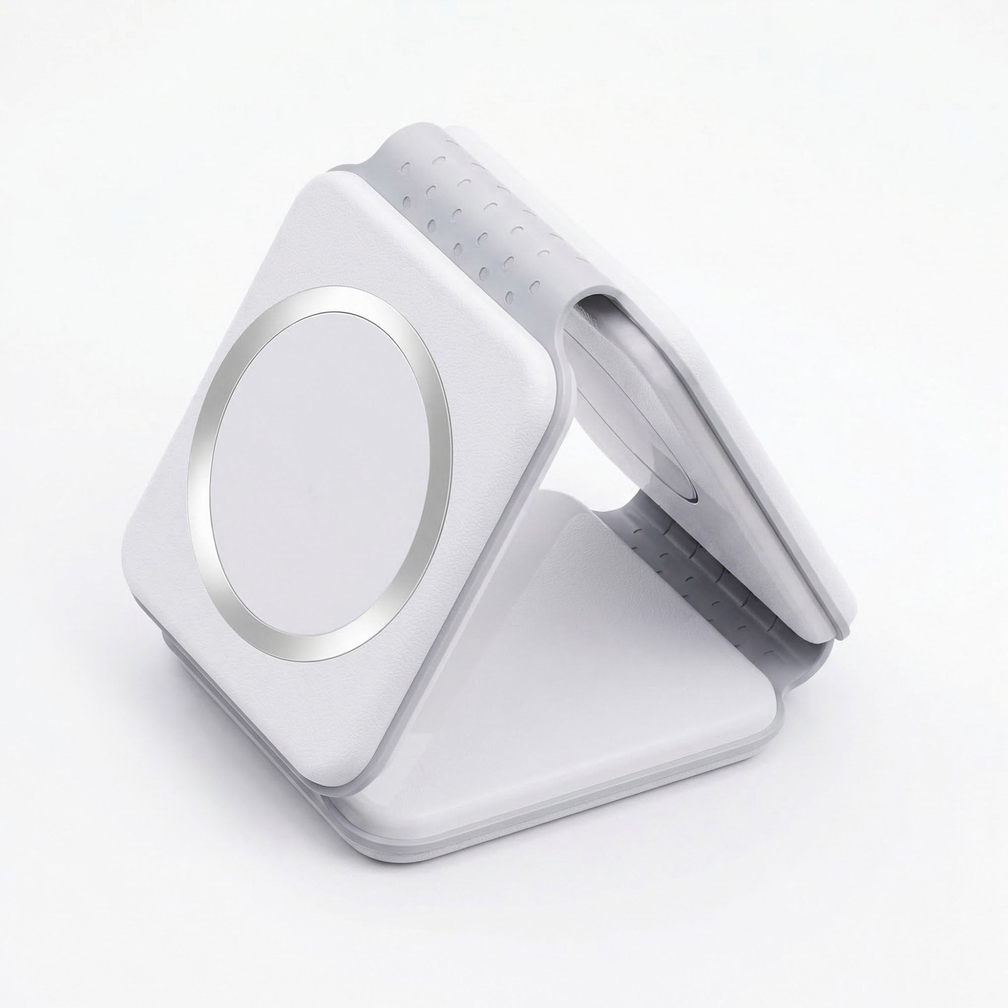 Anna-Kaci 3-in-1 Foldable Magnetic Wireless Charger Stand for Phone Watch Earbuds Fast Charging Station