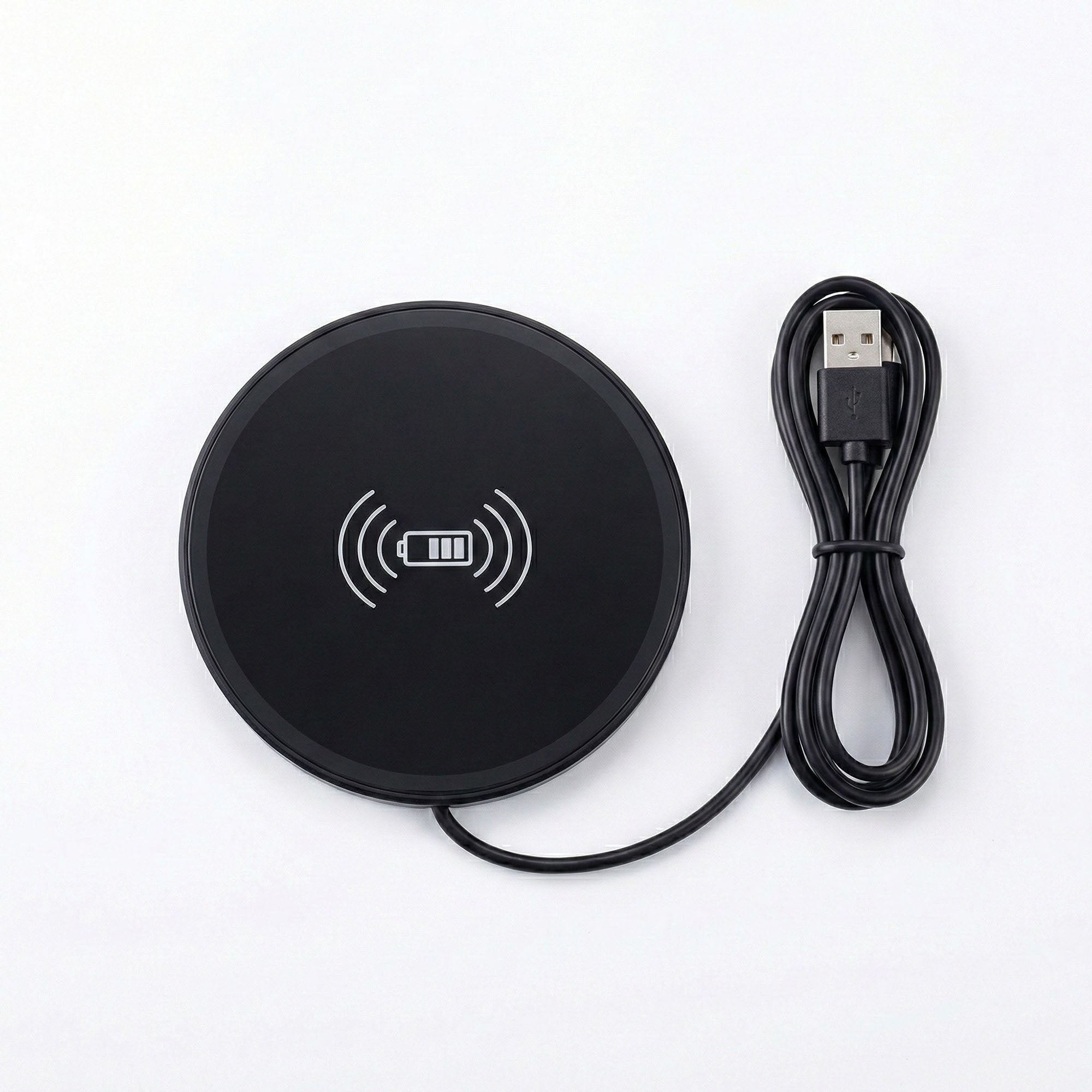 Anna-Kaci Wireless Charging Pad with USB Cable Fast Charging Compatible with Qi Enabled Devices