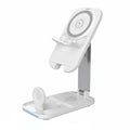 Anna-Kaci 3-in-1 Wireless Charging Stand with Adjustable Phone Holder Compatible with Qi Enabled Devices