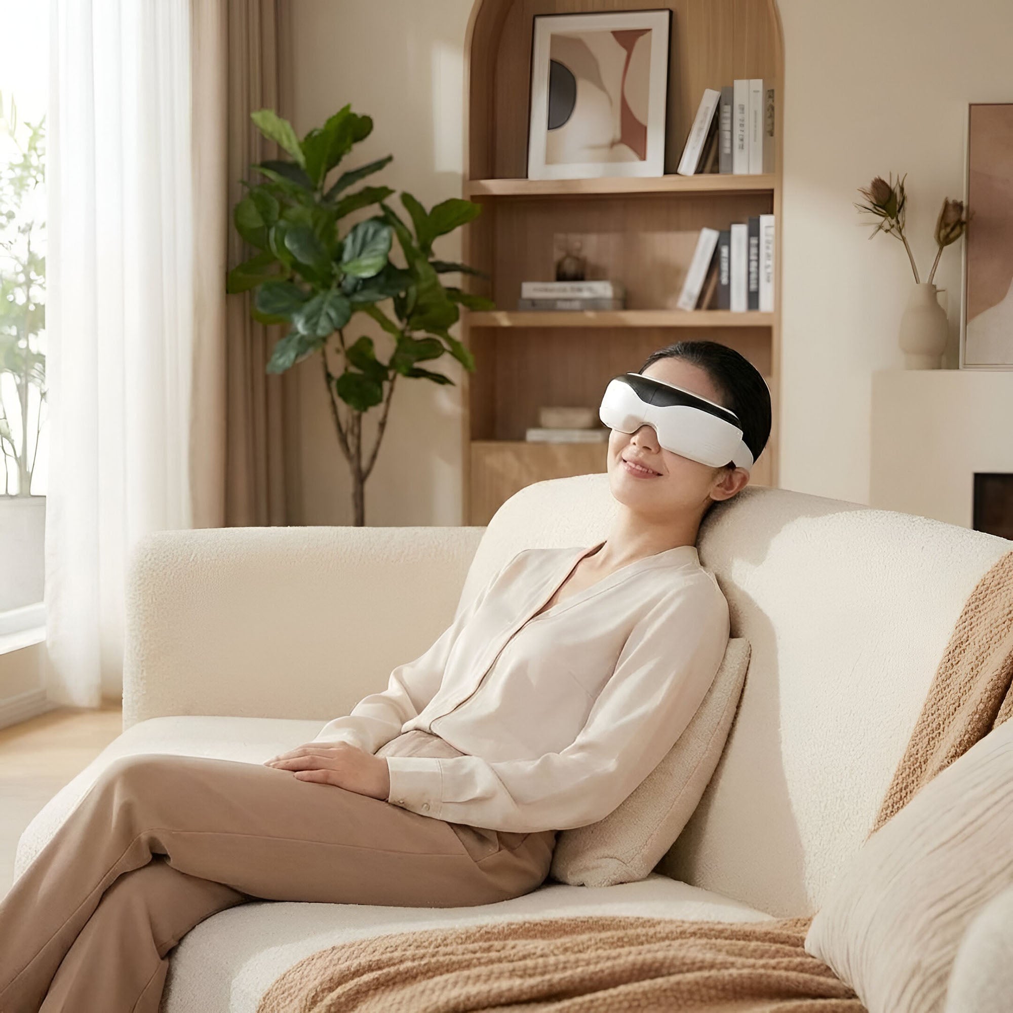 Anna-Kaci Electric Eye Massager with Adjustable Modes and Rechargeable Design