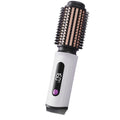 Anna-Kaci Heated Round Brush Hair Styler with Digital Temperature Display and Adjustable Heat