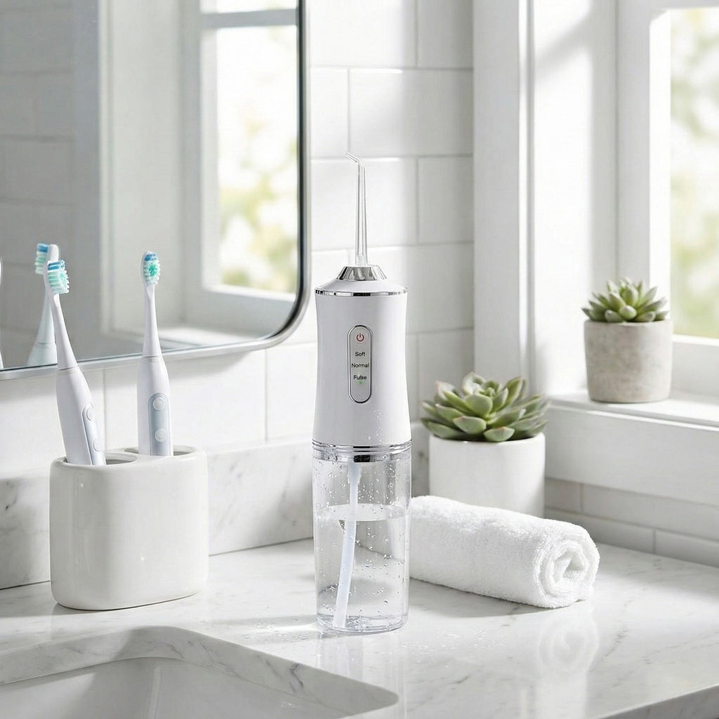 Anna-Kaci Cordless Water Flosser Oral Irrigator with Multiple Modes and Rechargeable Design
