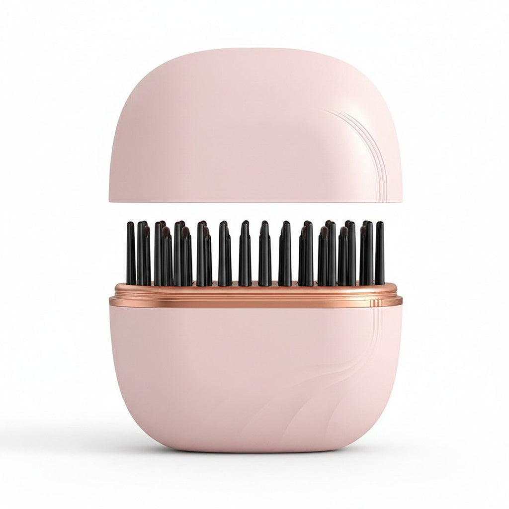 Anna-Kaci Cordless Thermal Hair Comb with Adjustable Heat Settings and Protective Travel Lid