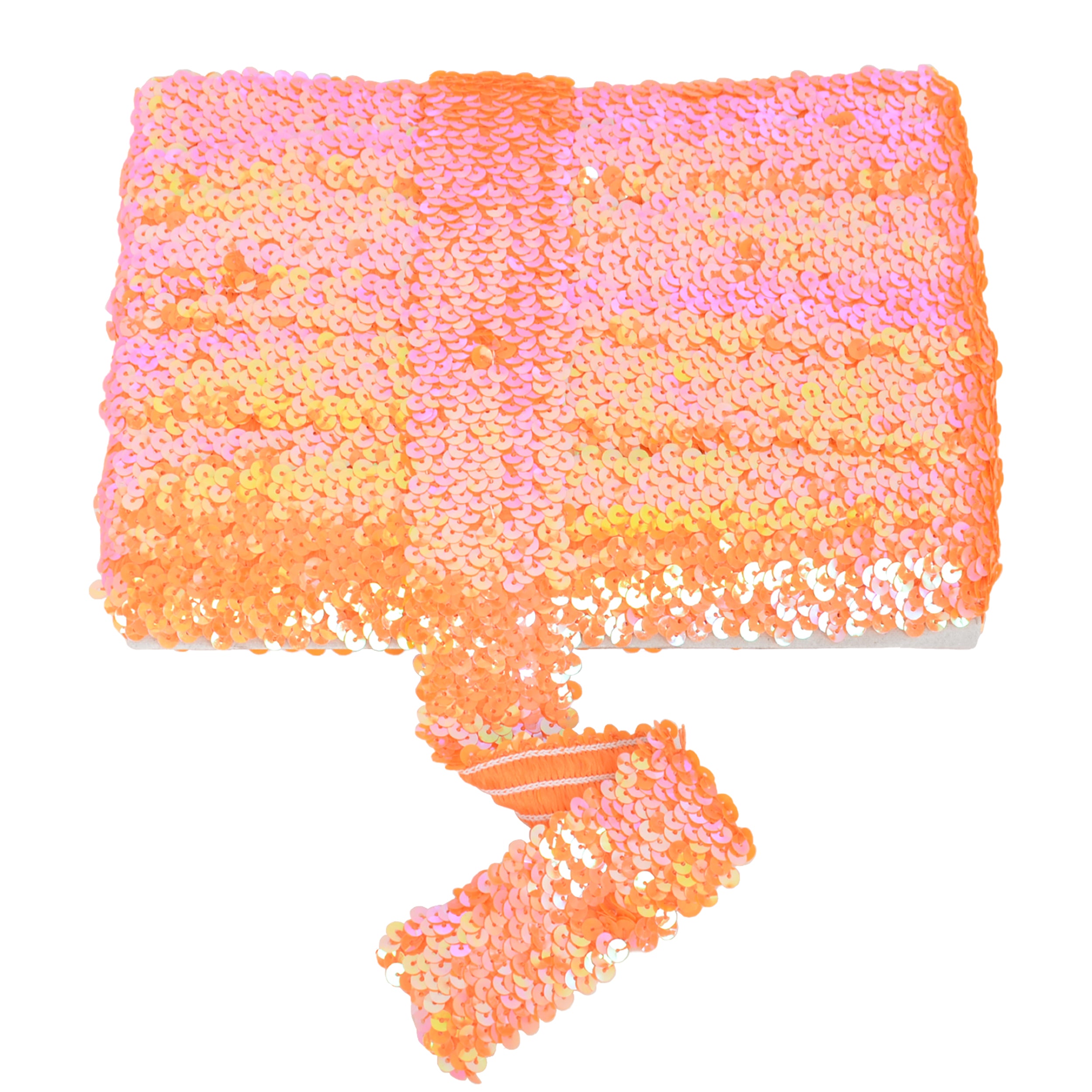 Alilang Elastic Sequin Trim, 1.9 Inch 5 Row Flat Glitter Paillette Sequin Ribbon, Bling Fabric DIY Metallic Stretch Sequin Strip, 11 Yards