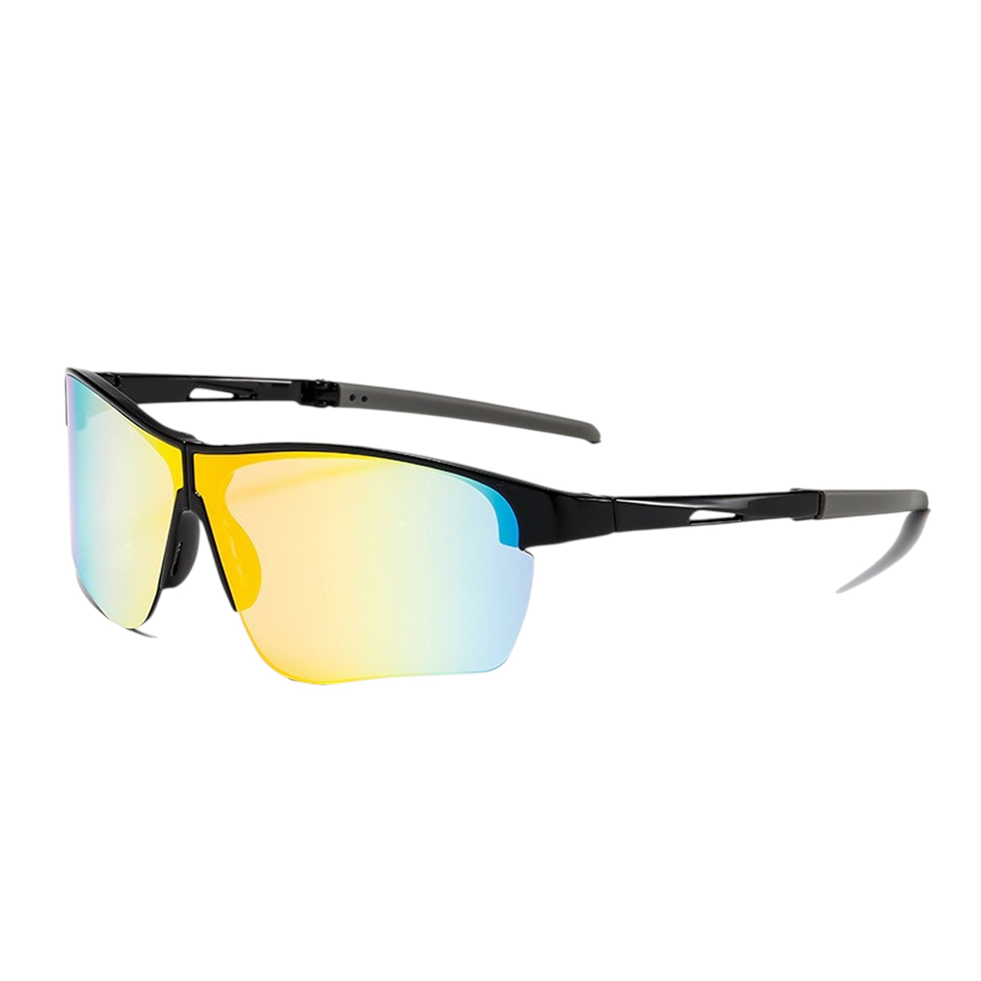 Anna-Kaci Active Women's Foldable Color-Changing UV-Protect Outdoor Sports Running Sunglasses