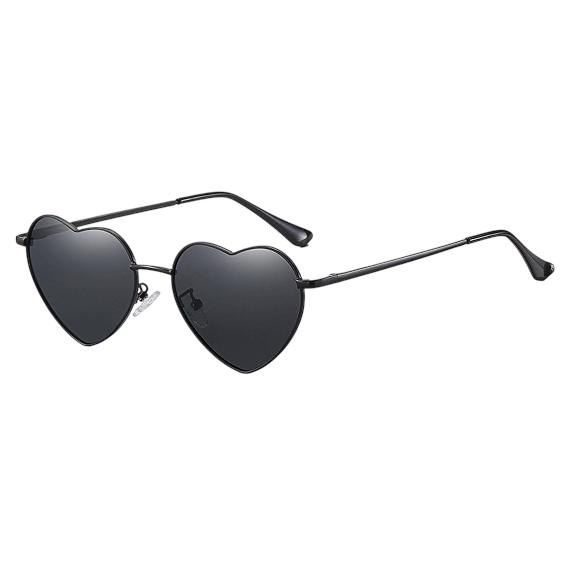 Anna-Kaci Women's Stylish Heart-Shaped Polarized Sunglasses UV400 Protection for Outdoor Activities