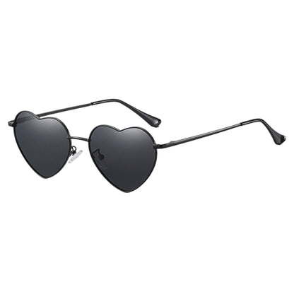 Anna-Kaci Women's Stylish Heart-Shaped Polarized Sunglasses UV400 Protection for Outdoor Activities