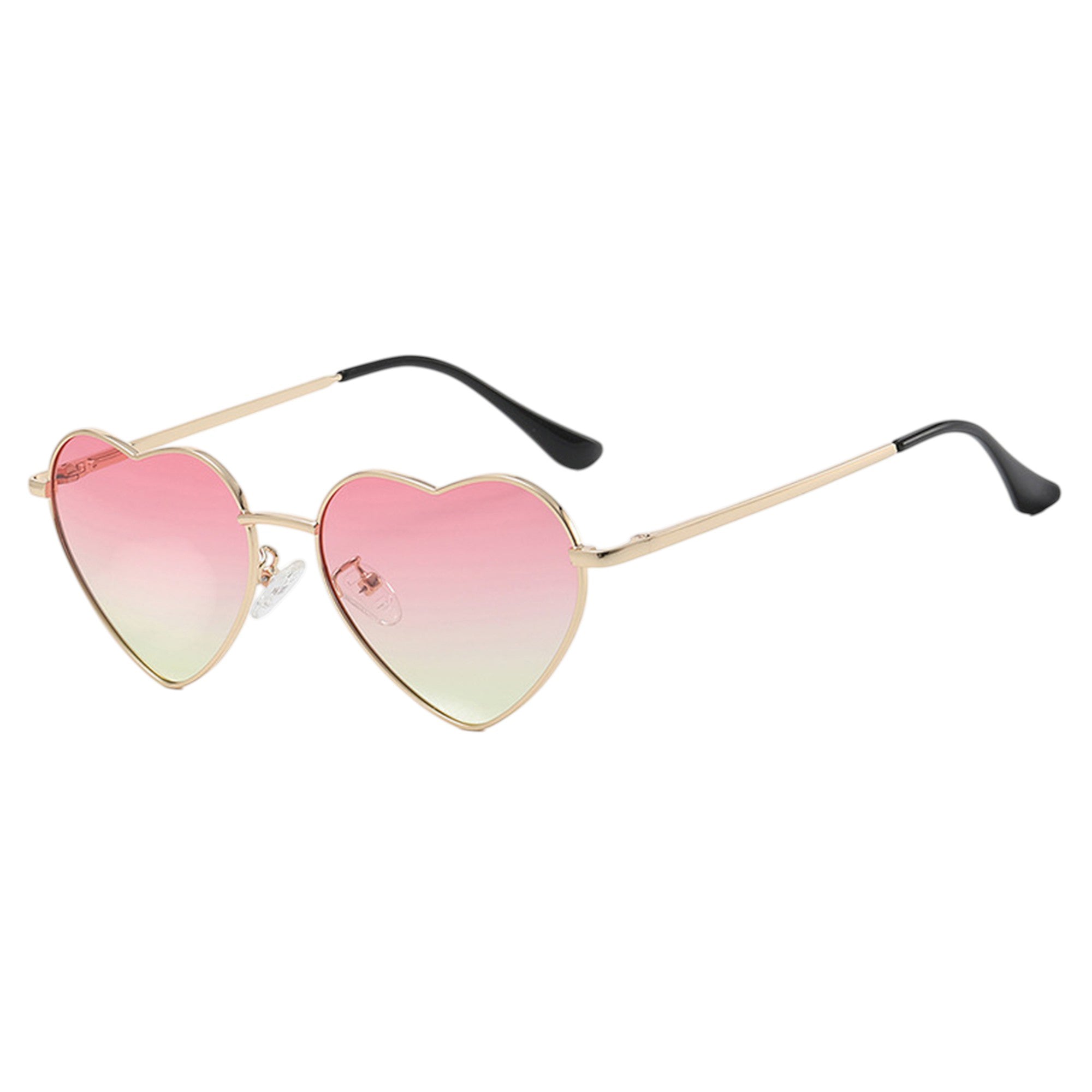 Anna-Kaci Women's Stylish Heart-Shaped Polarized Sunglasses UV400 Protection for Outdoor Activities